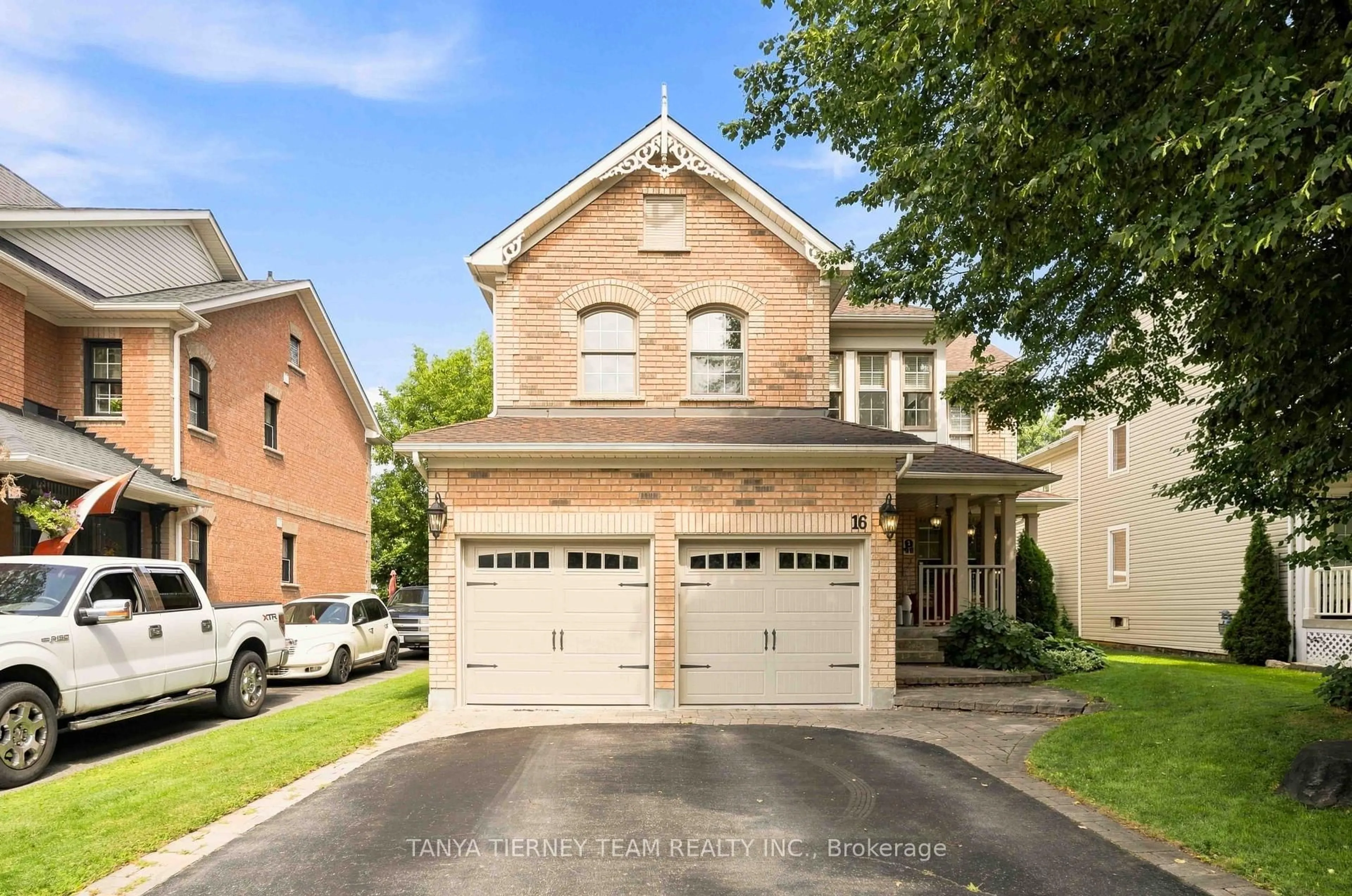 Home with brick exterior material, street for 16 Waring Ave, Whitby Ontario L1M 1G4