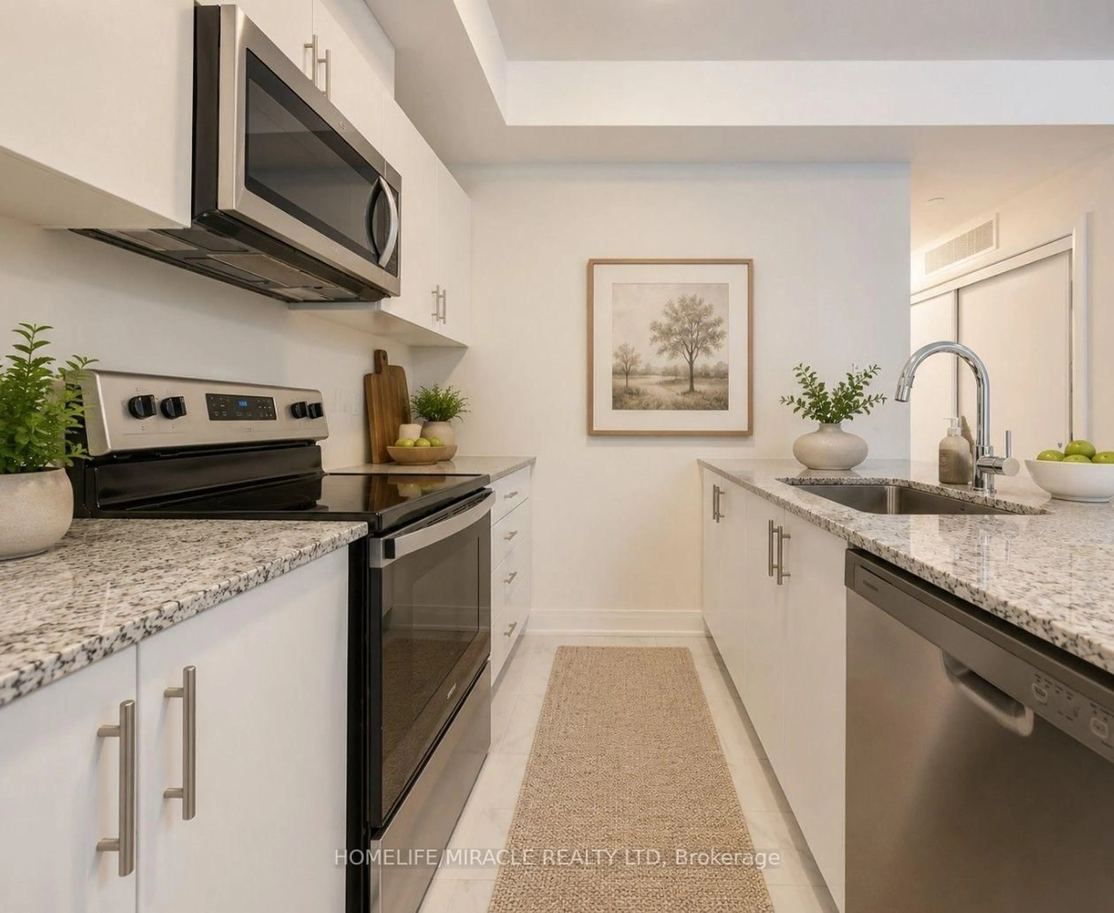 Standard kitchen, unknown for 145 Tapscott Rd #8, Toronto Ontario M1B 0E8