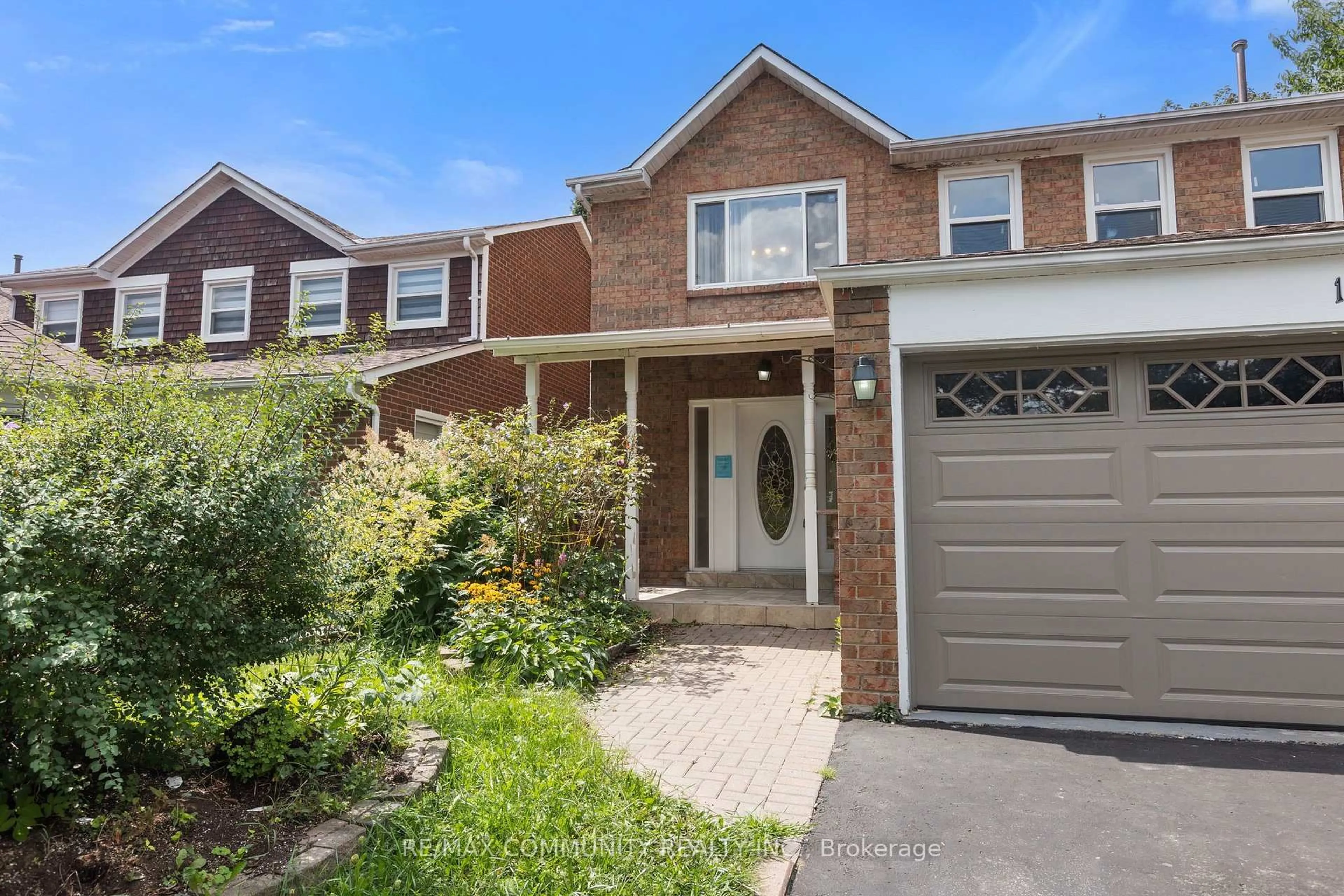 Home with brick exterior material, street for 1524 Amberlea Rd, Pickering Ontario L1V 4T7