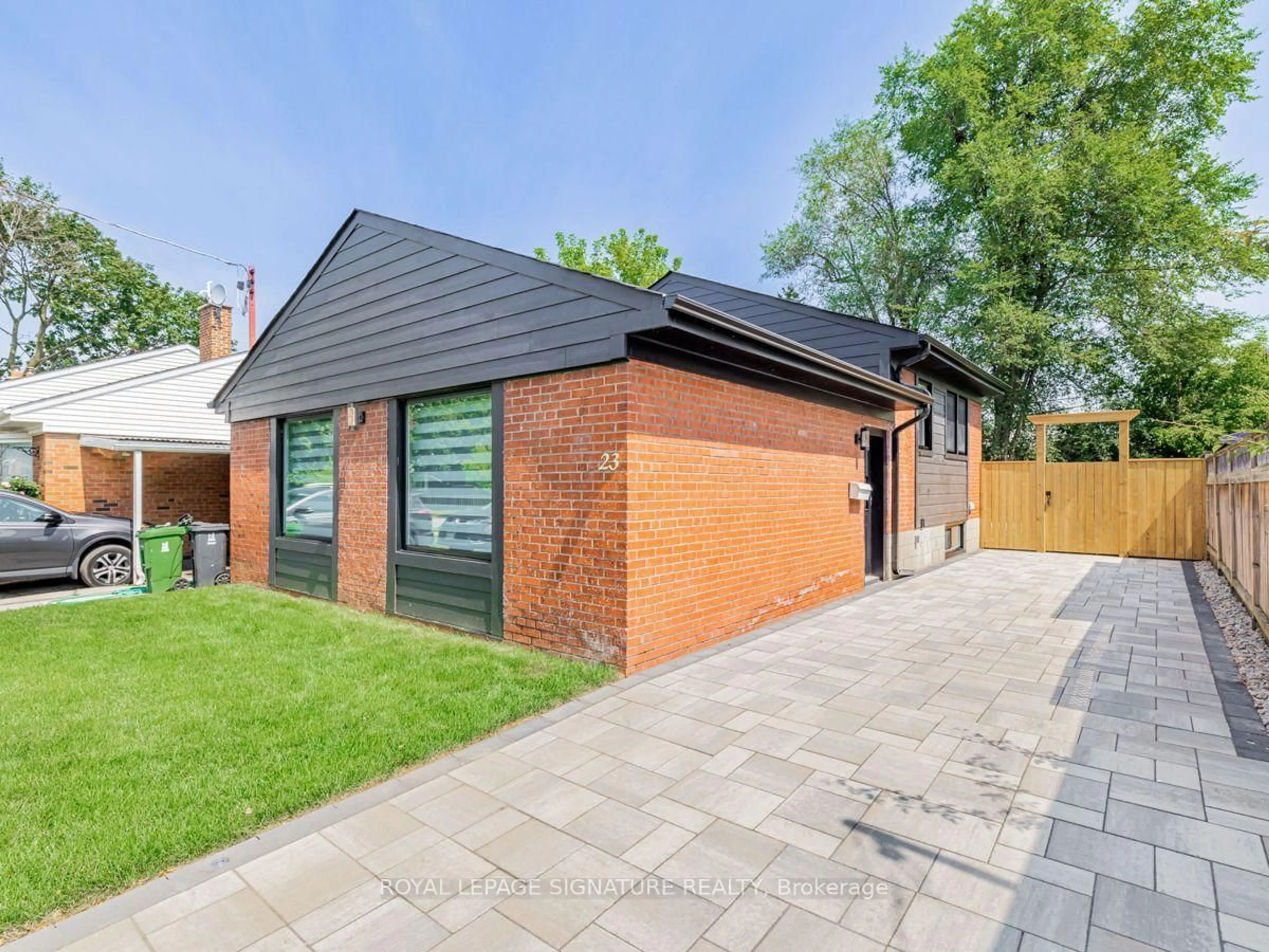 Home with brick exterior material, street for 23 Denham Rd, Toronto Ontario M1P 1W5
