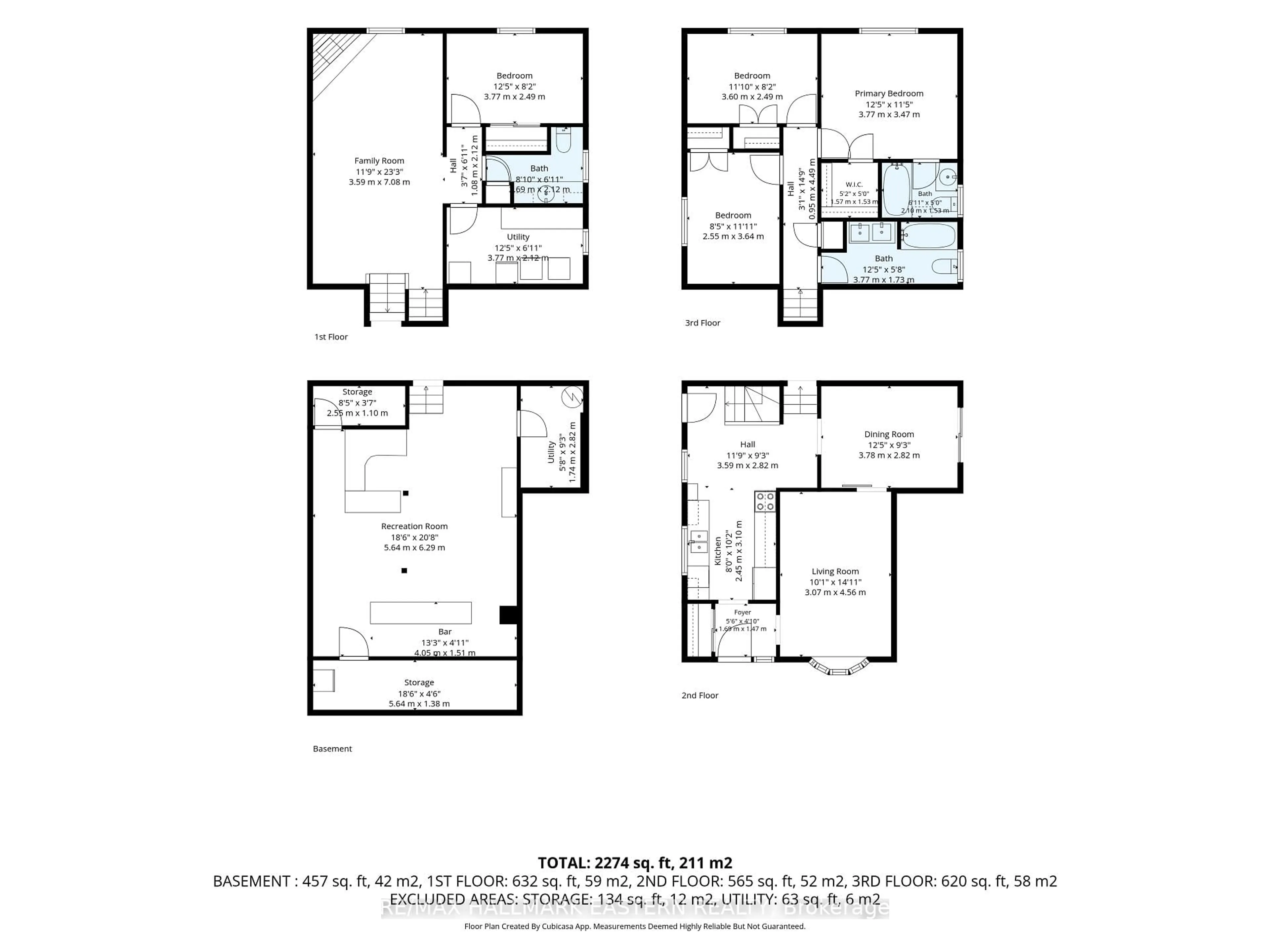 Floor plan for 529 Seville St, Oshawa Ontario L1J 6R5