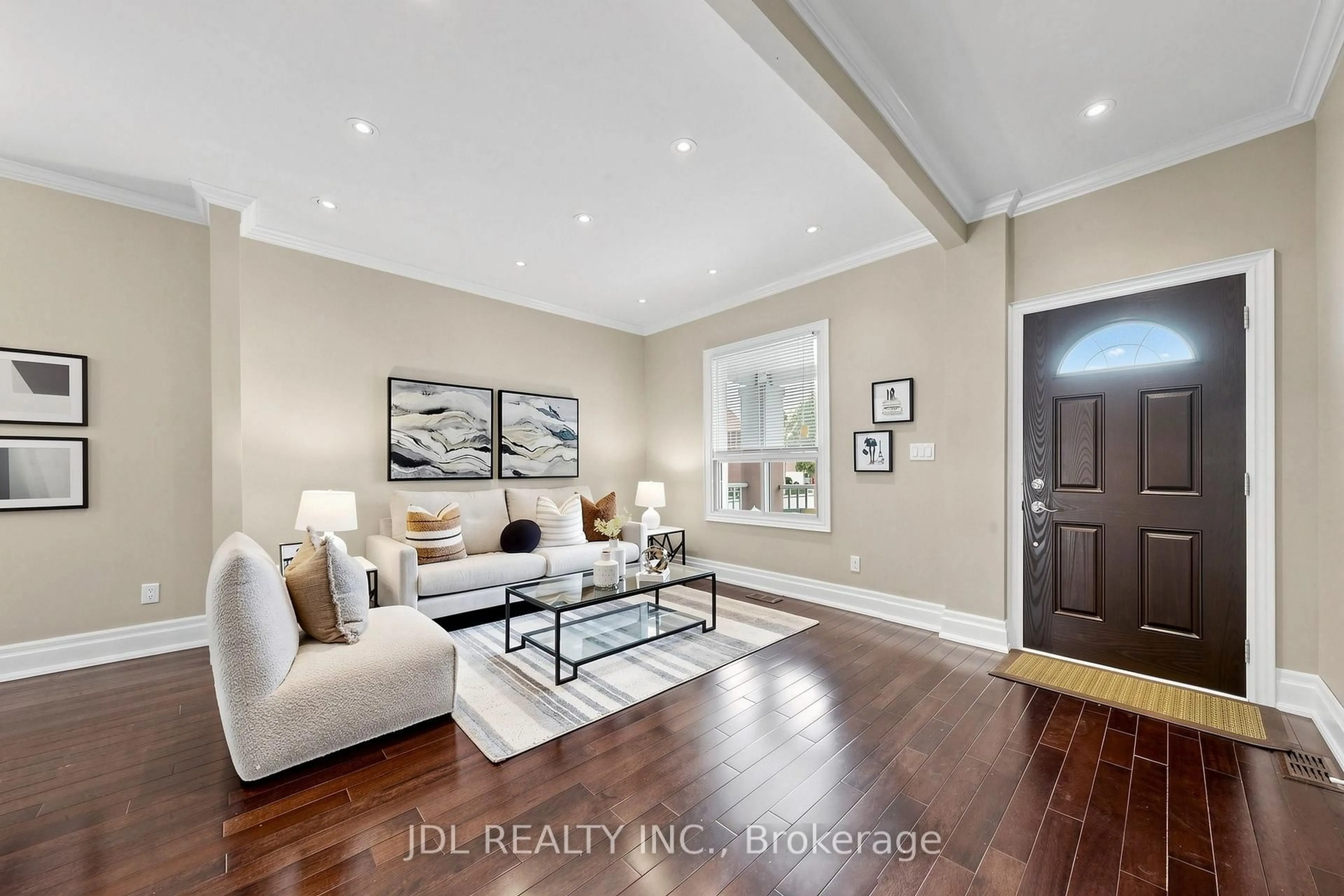 Living room with furniture, unknown for 831 Pape Ave, Toronto Ontario M4K 3T4