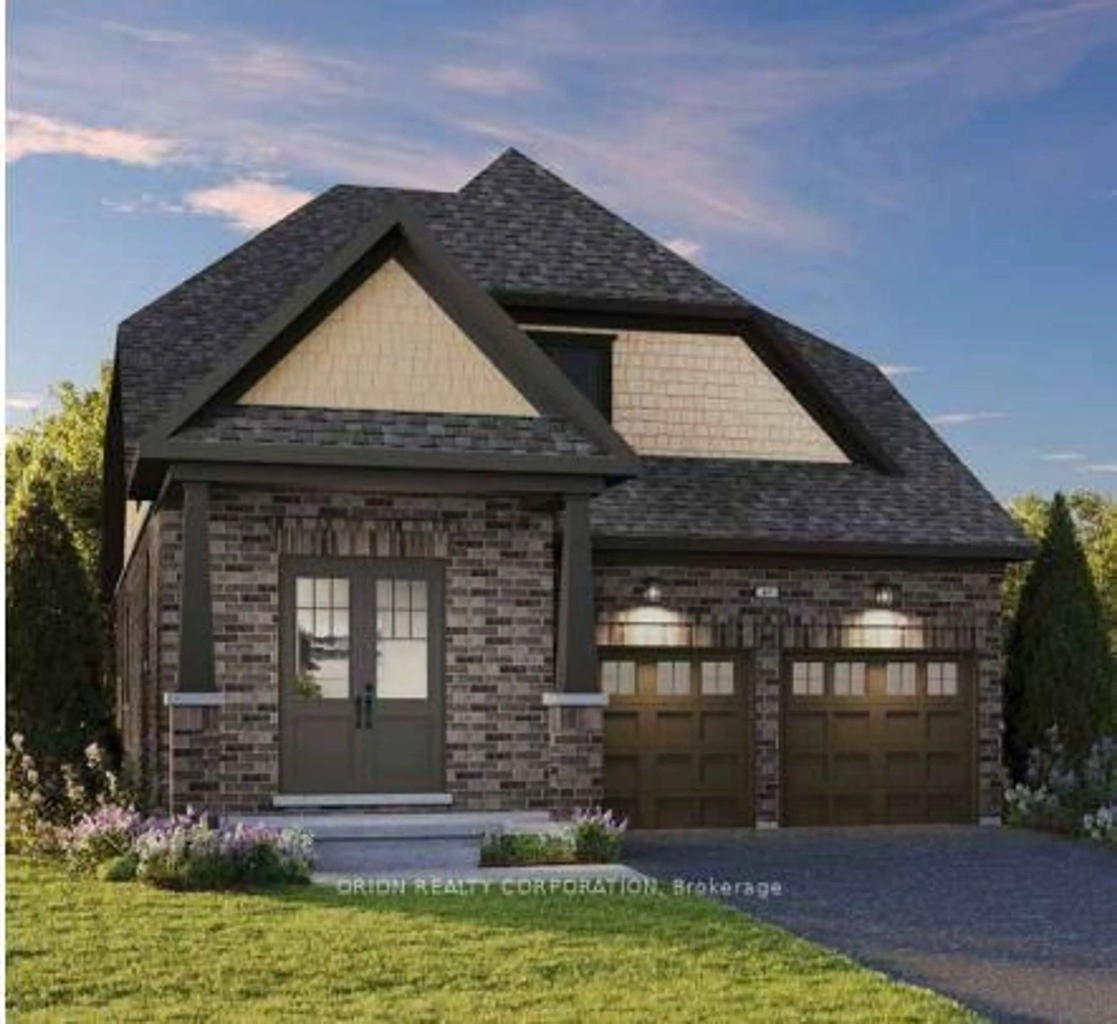 Home with brick exterior material, street for 202 Deline Cres, Clarington Ontario L1B 0T7