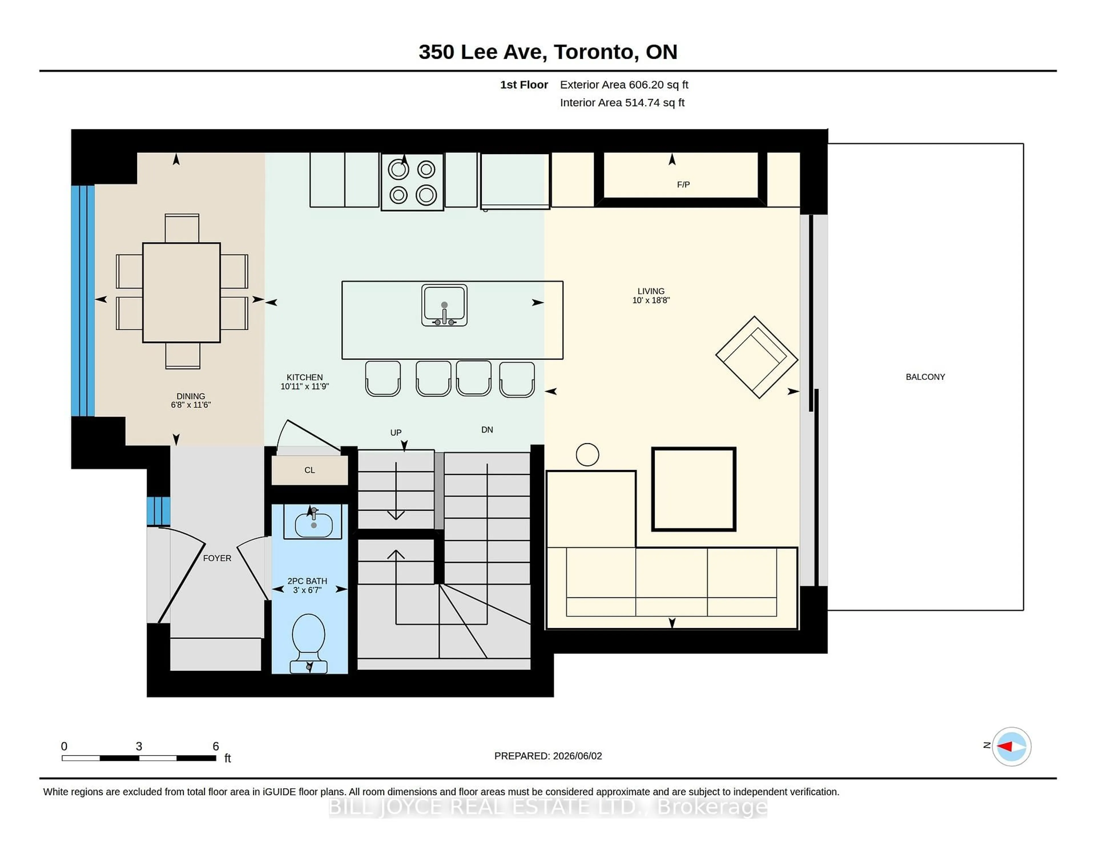 Floor plan for 350 Lee Ave, Toronto Ontario M4E 2P8