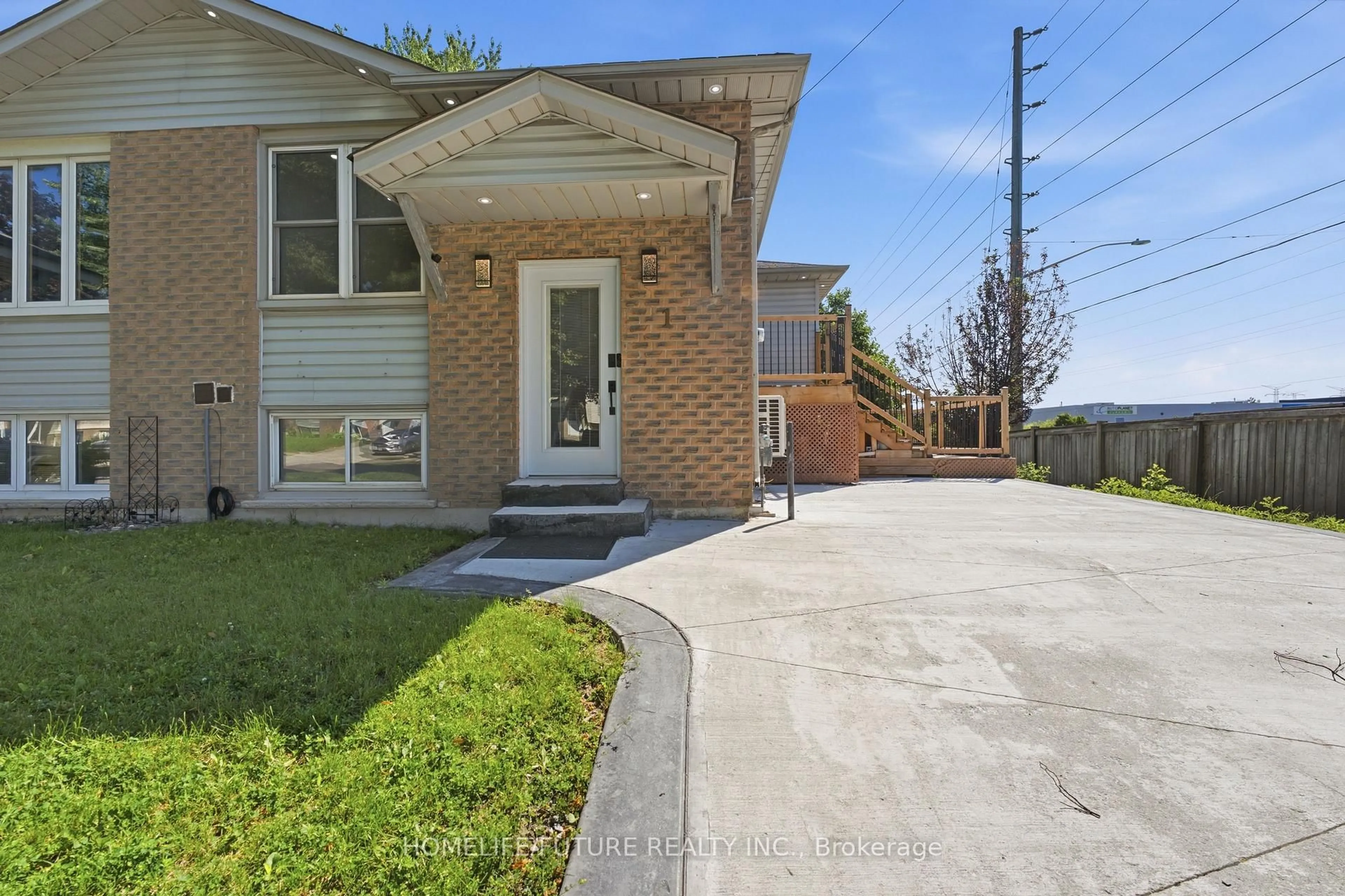 Home with brick exterior material, street for 1 Lockhart Gate, Clarington Ontario L1C 4K9