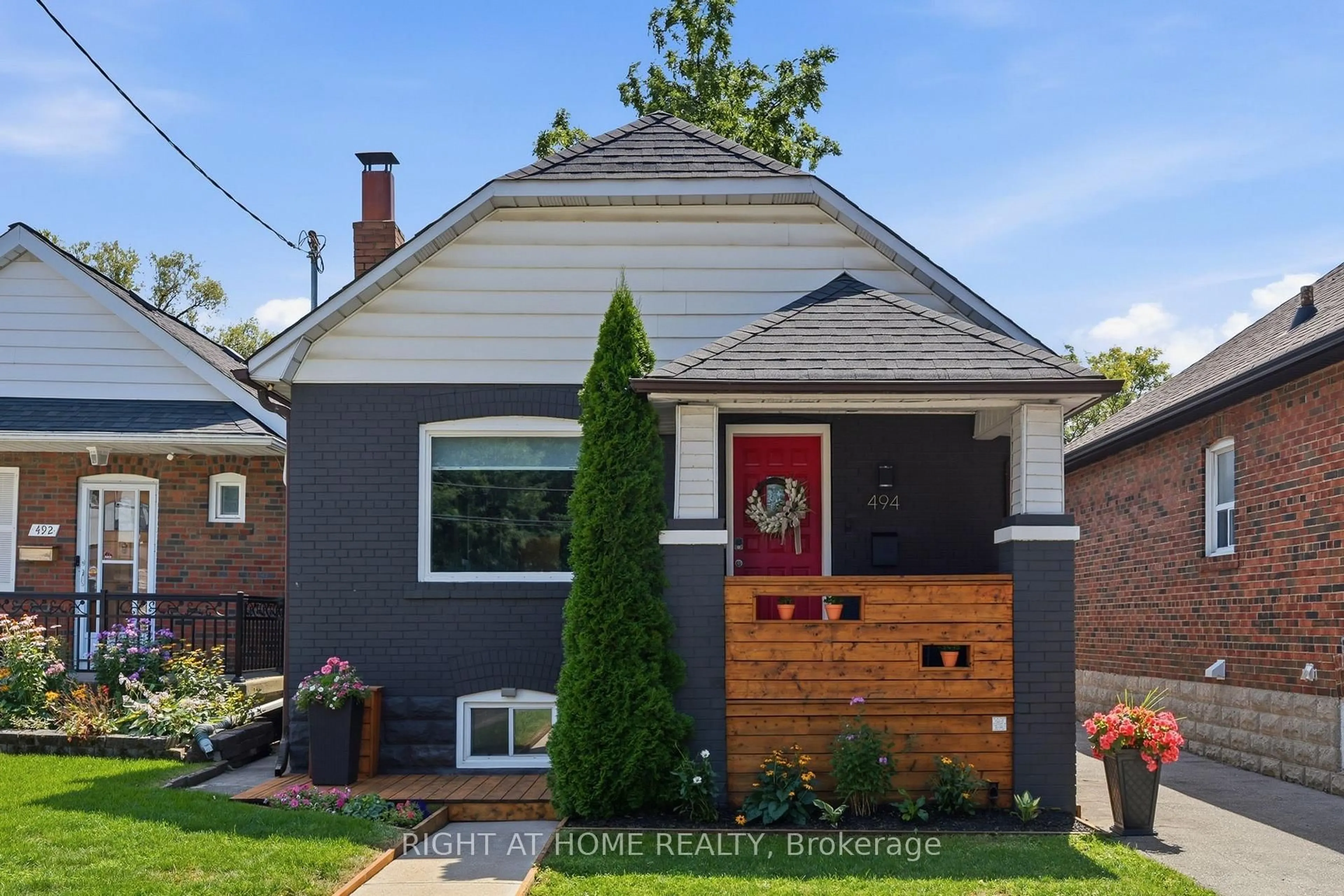 Home with brick exterior material, street for 494 Donlands Ave, Toronto Ontario M4J 3S6