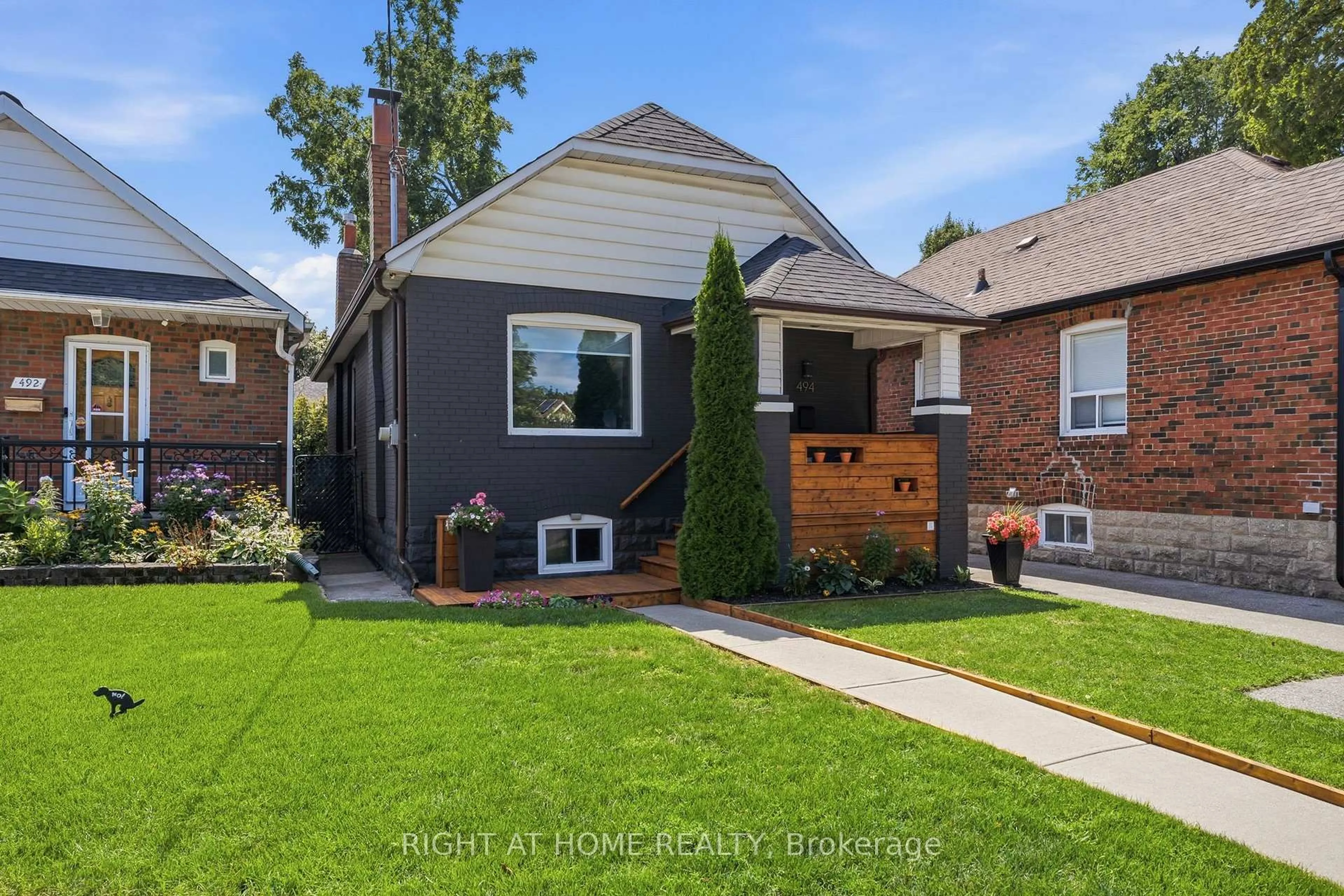 Home with brick exterior material, street for 494 Donlands Ave, Toronto Ontario M4J 3S6