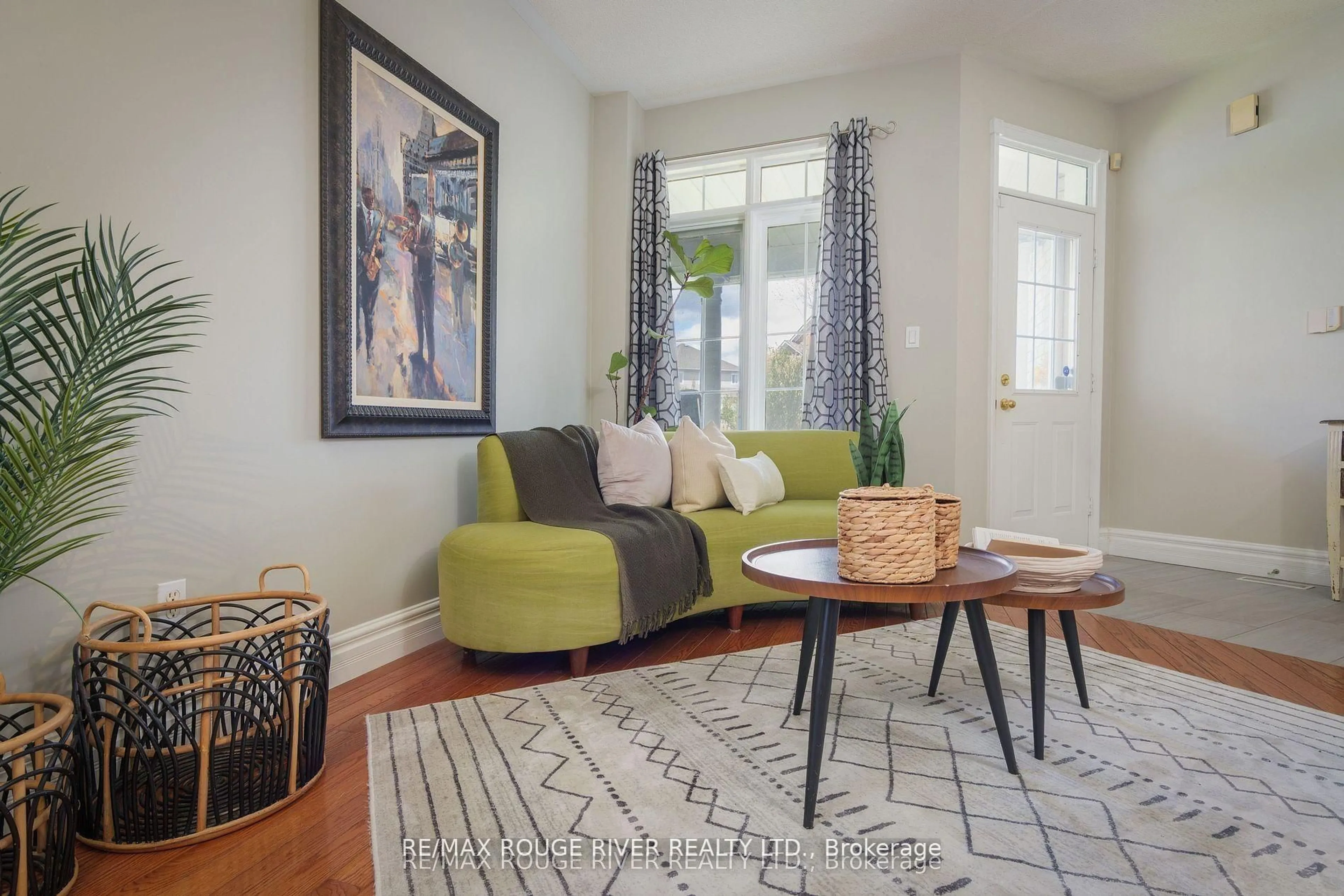 Living room with furniture, unknown for 433 Woodsmere Cres, Pickering Ontario L1V 7A4