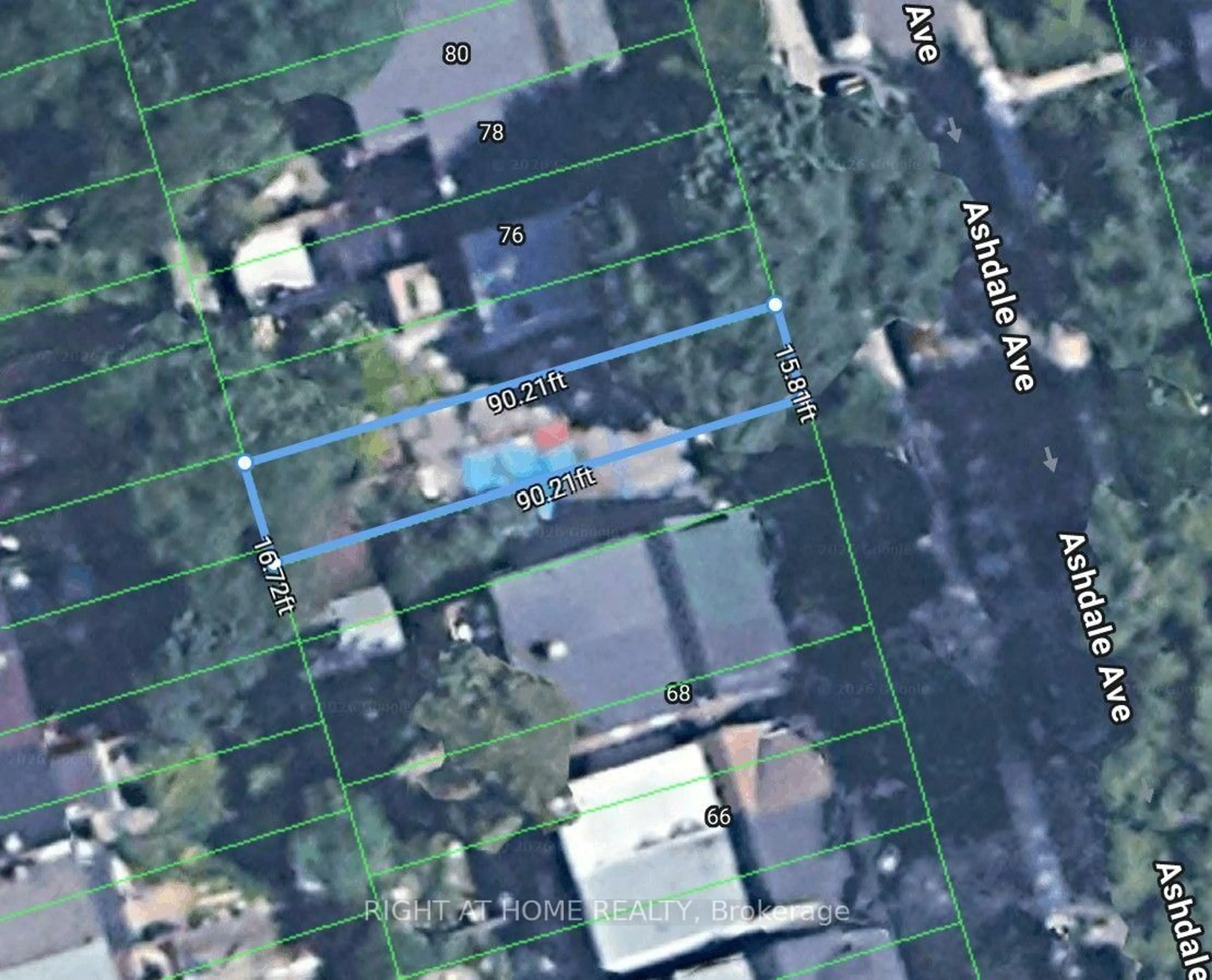 A pic from outside/outdoor area/front of a property/back of a property/a pic from drone, street for 74 Ashdale Ave, Toronto Ontario M4L 2Y7