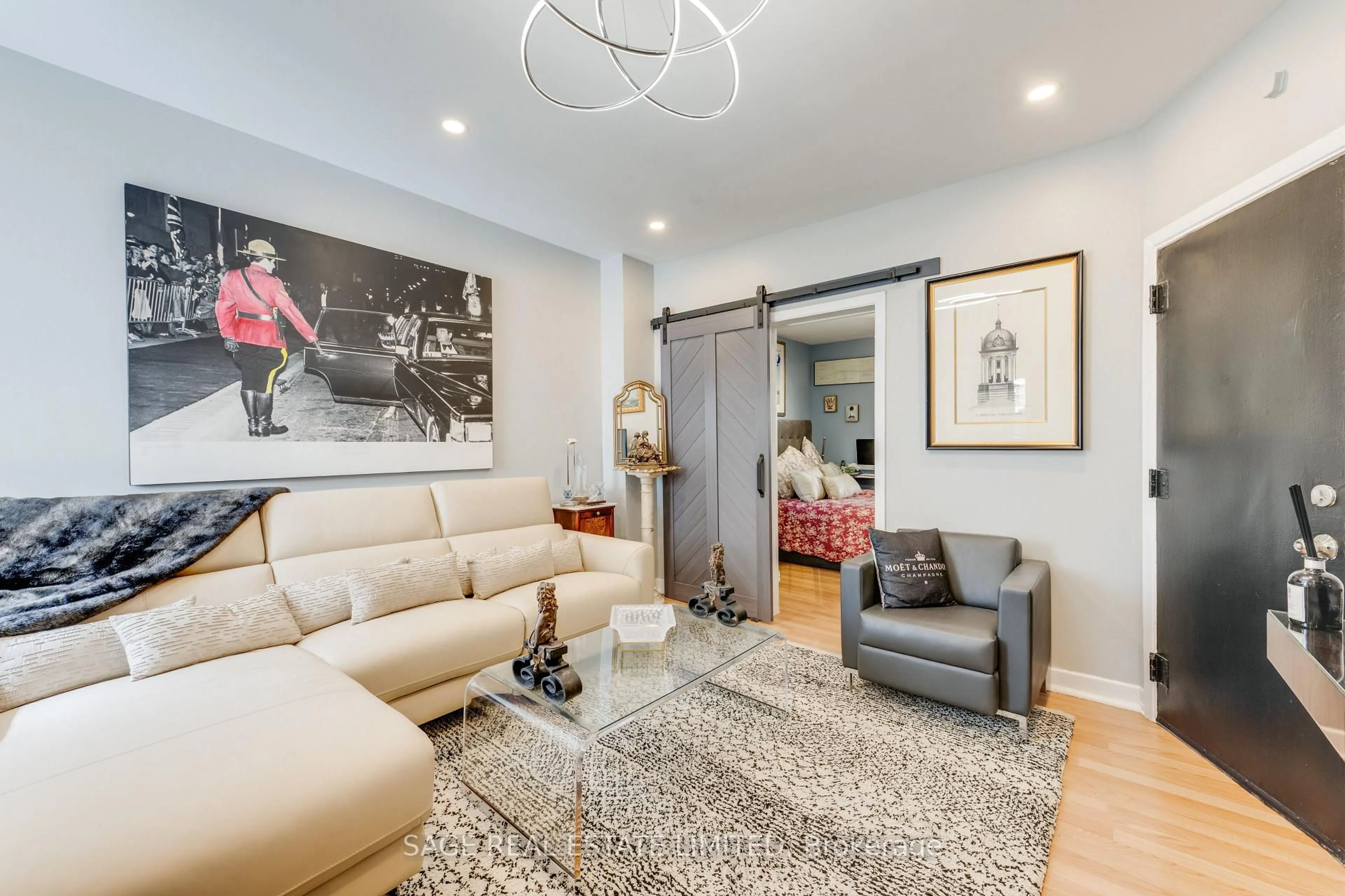 Living room with furniture, unknown for 241 Langley Ave, Toronto Ontario M4K 1C1