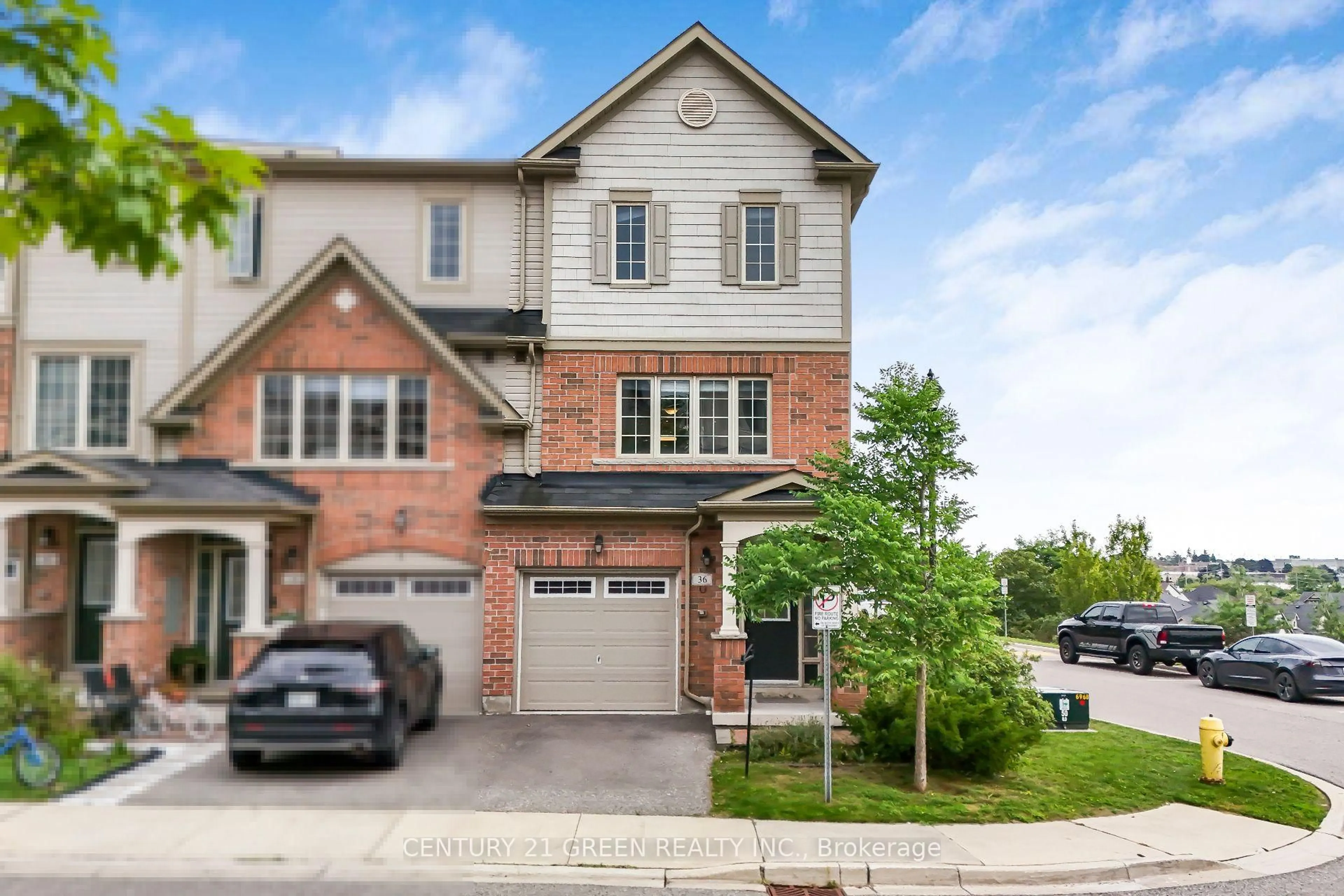 Home with brick exterior material, street for 36 Comfort Way, Whitby Ontario L1N 0K5