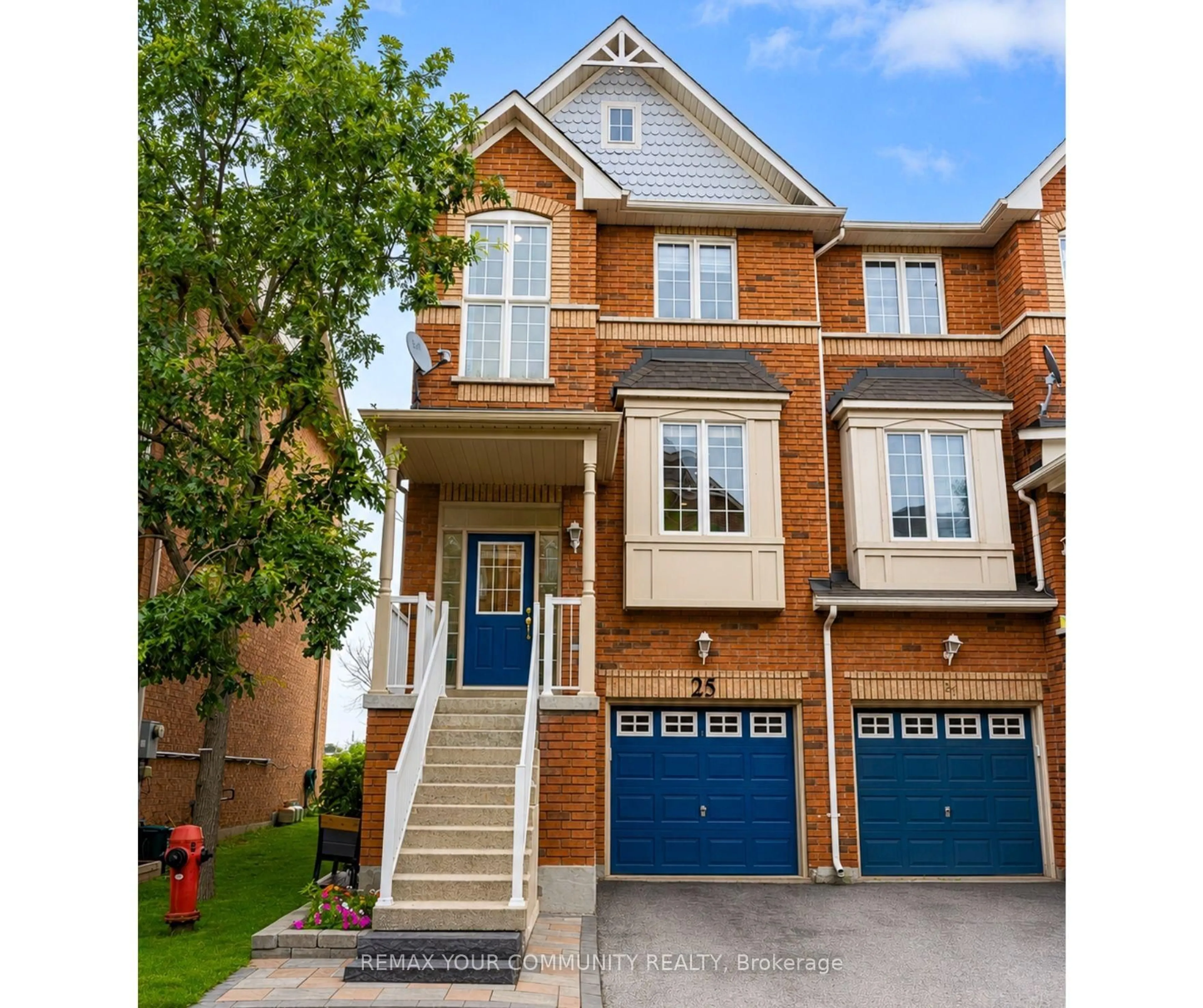Home with brick exterior material, street for 25 Annable Lane #34, Ajax Ontario L1S 7S6