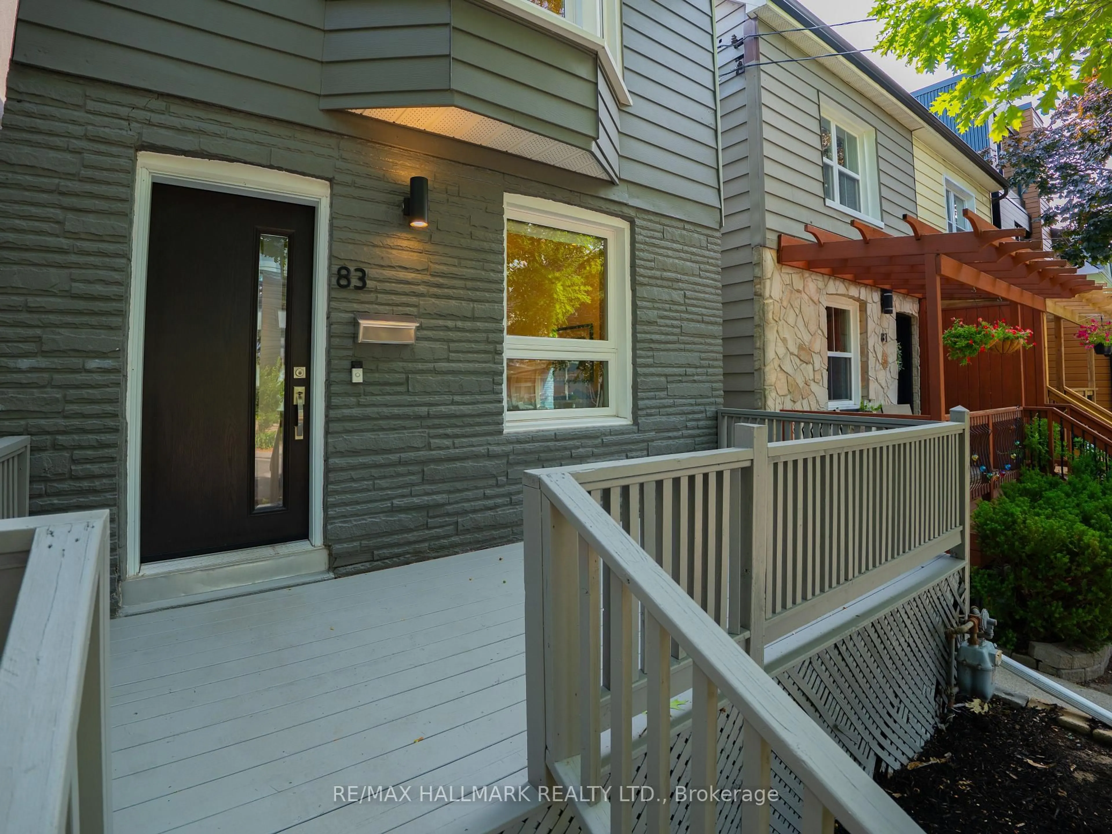 Home with vinyl exterior material, street for 83 Condor Ave, Toronto Ontario M4J 3M7