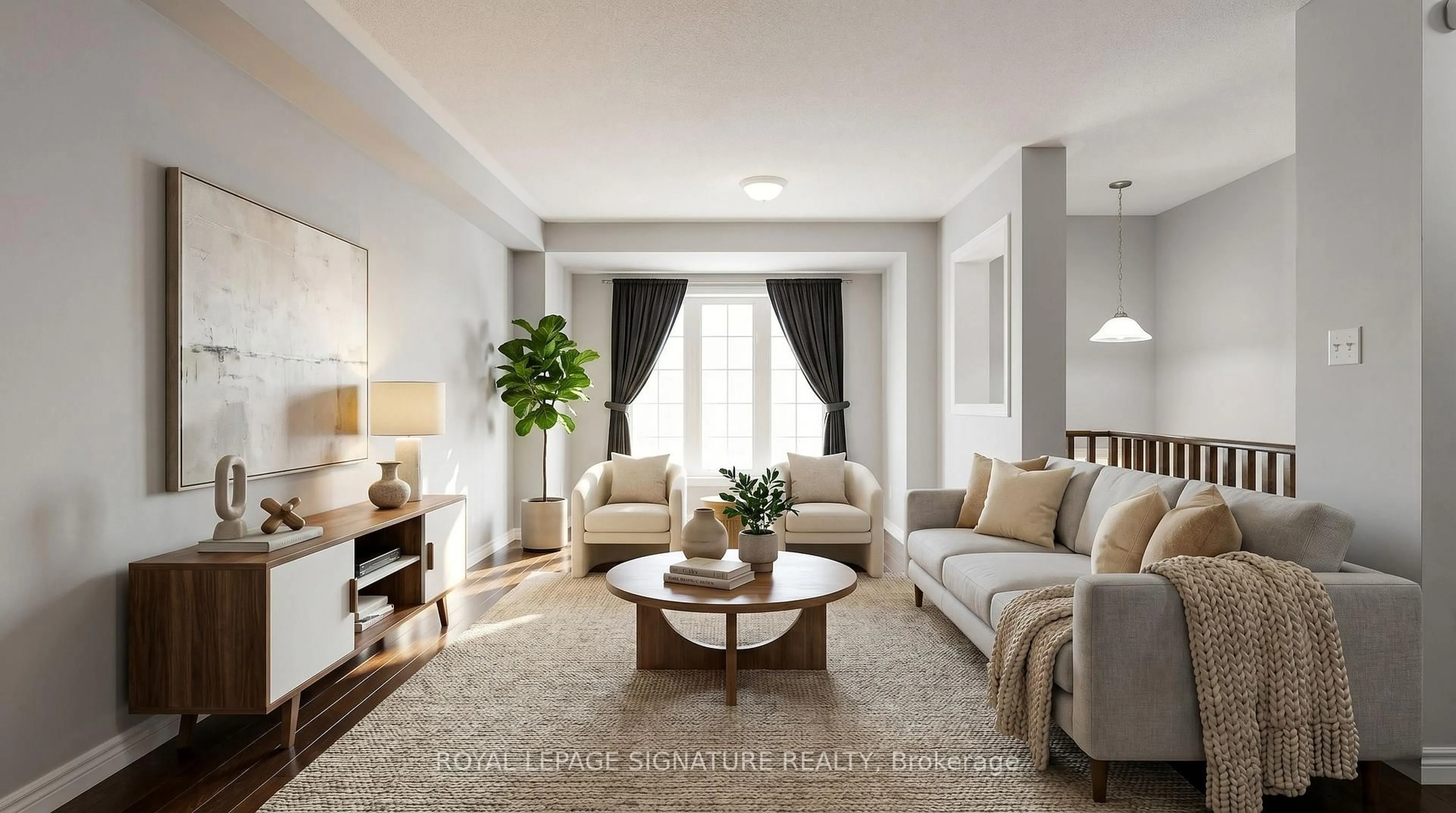 Living room with furniture, unknown for 54 Oakins Lane, Ajax Ontario L1T 0H1