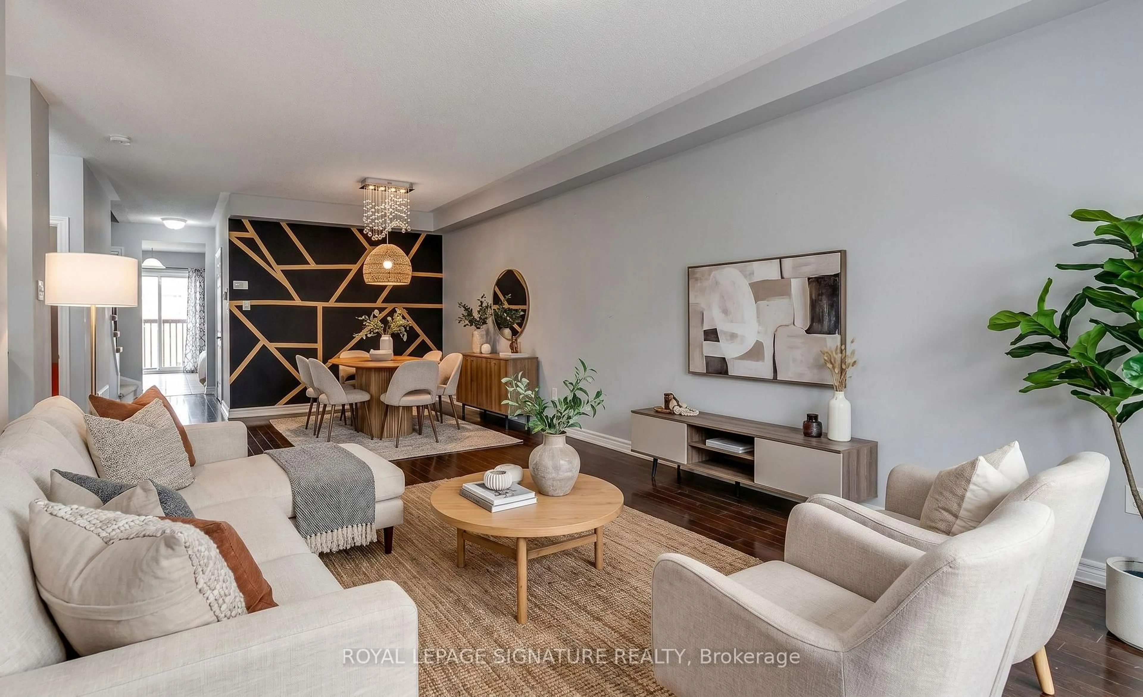 Living room with furniture, unknown for 54 Oakins Lane, Ajax Ontario L1T 0H1