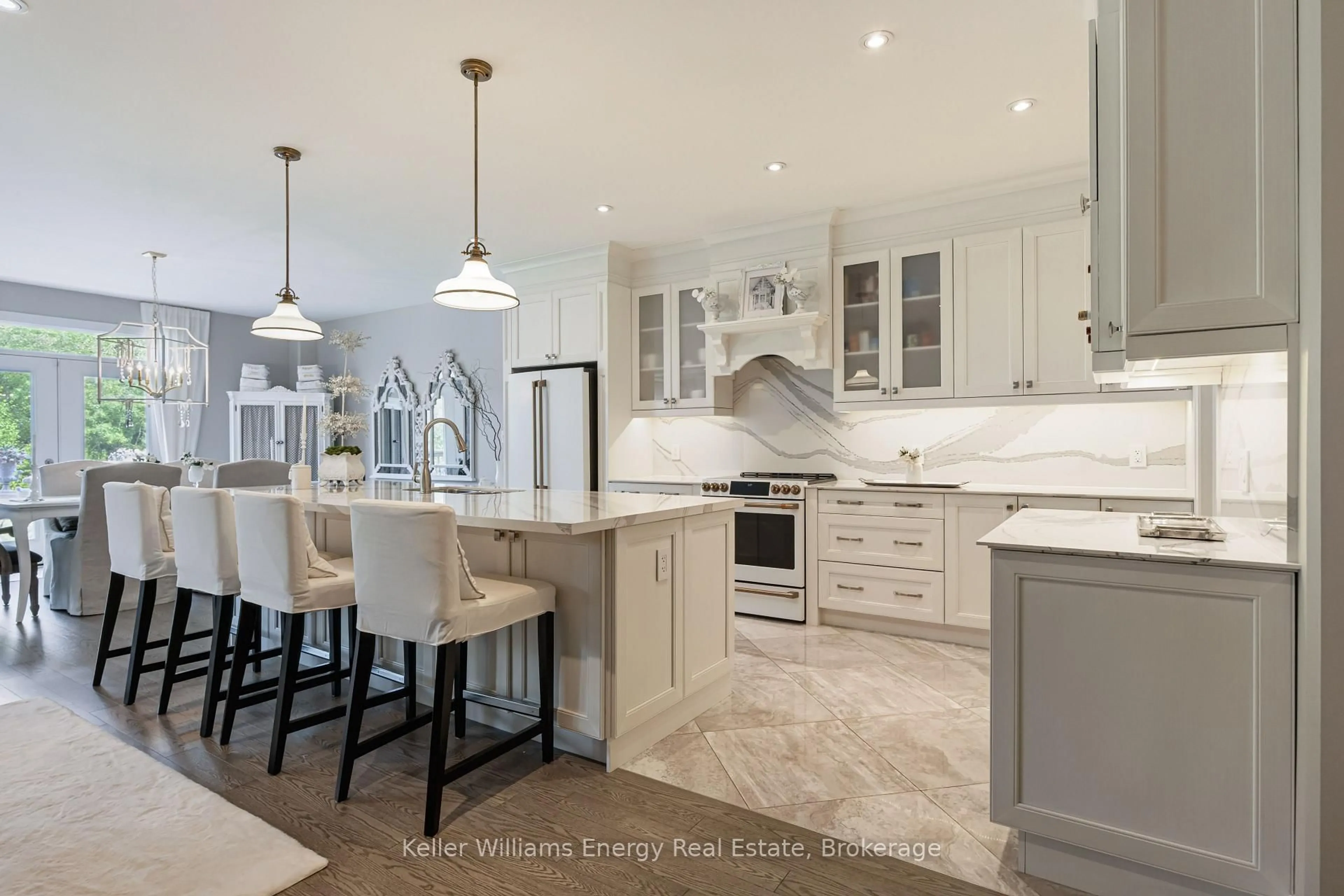 Open concept kitchen, ceramic/tile floor for 1606 Nash Rd, Clarington Ontario L1E 2K9