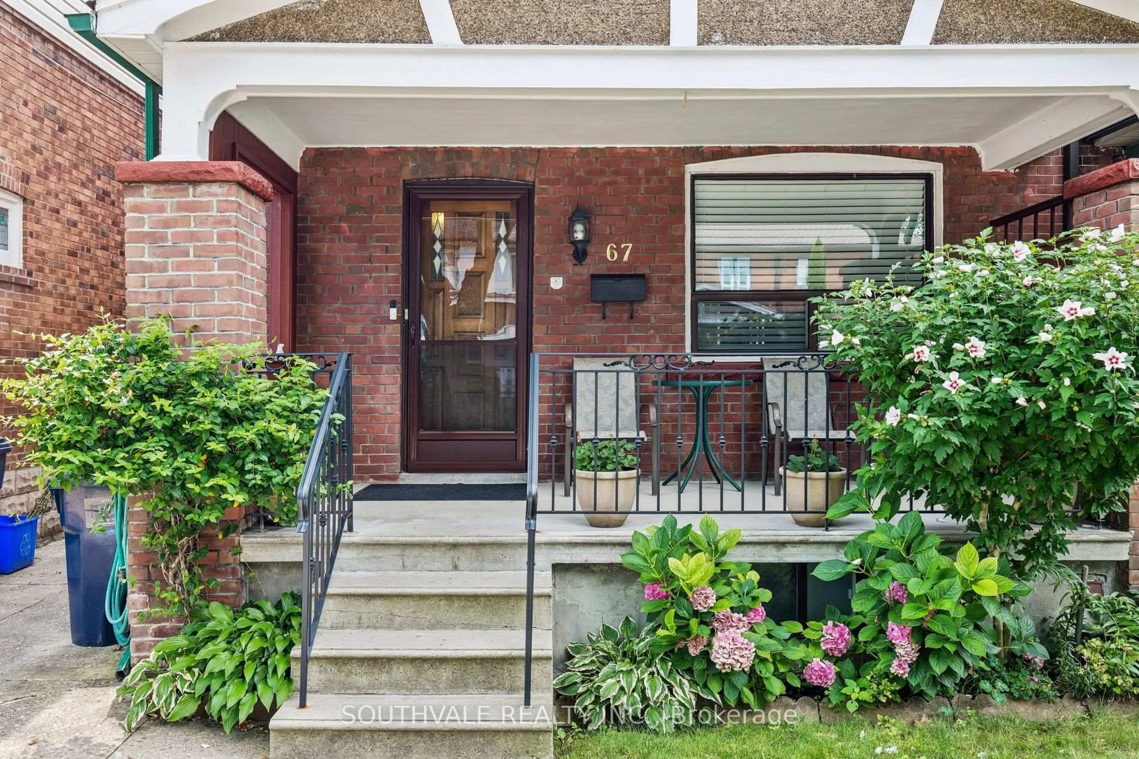 Home with brick exterior material, street for 67 Kings Park Blvd, Toronto Ontario M4J 2B9
