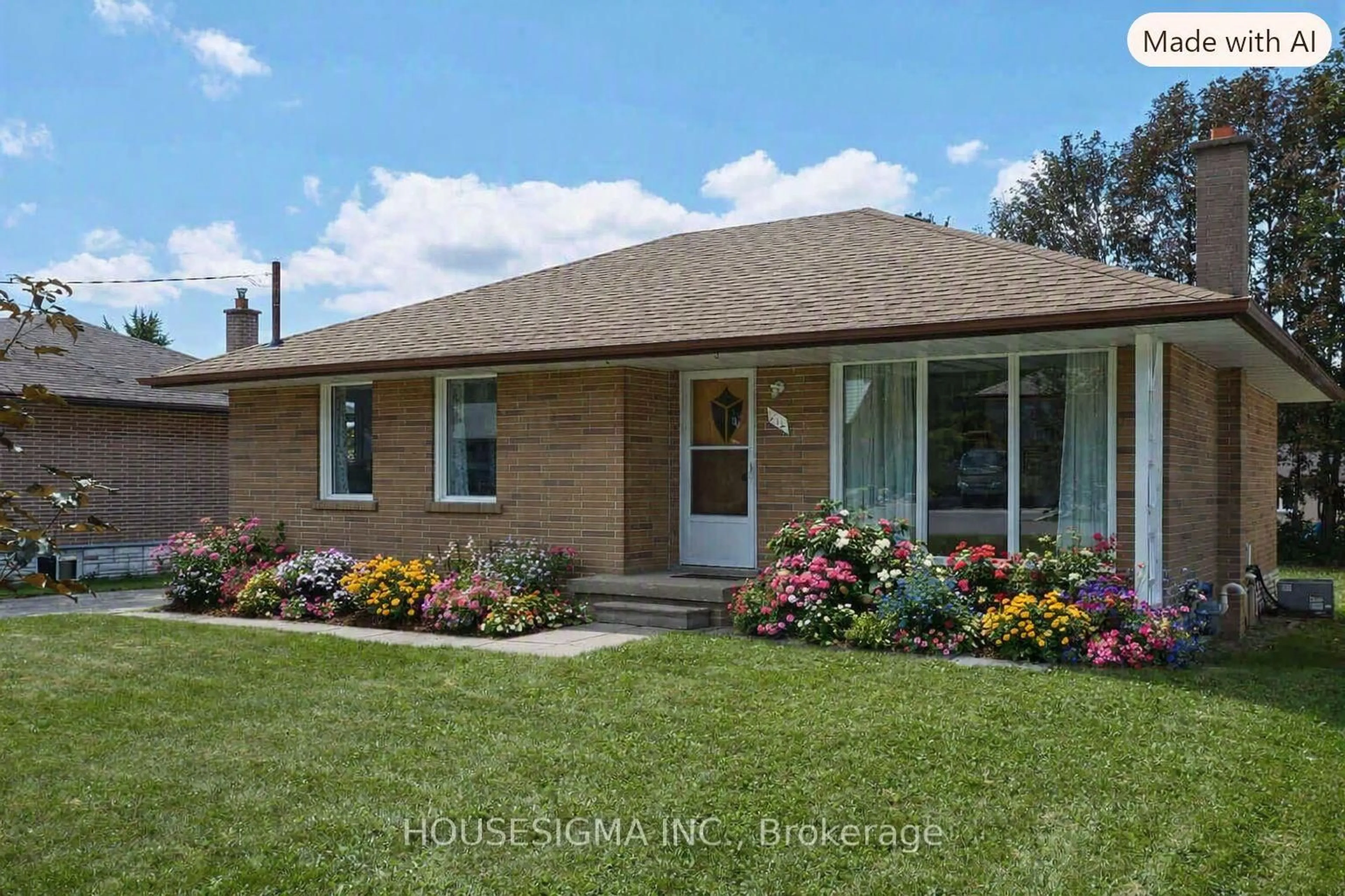 Home with brick exterior material, street for 212 Hallett Ave, Whitby Ontario L1N 5K8