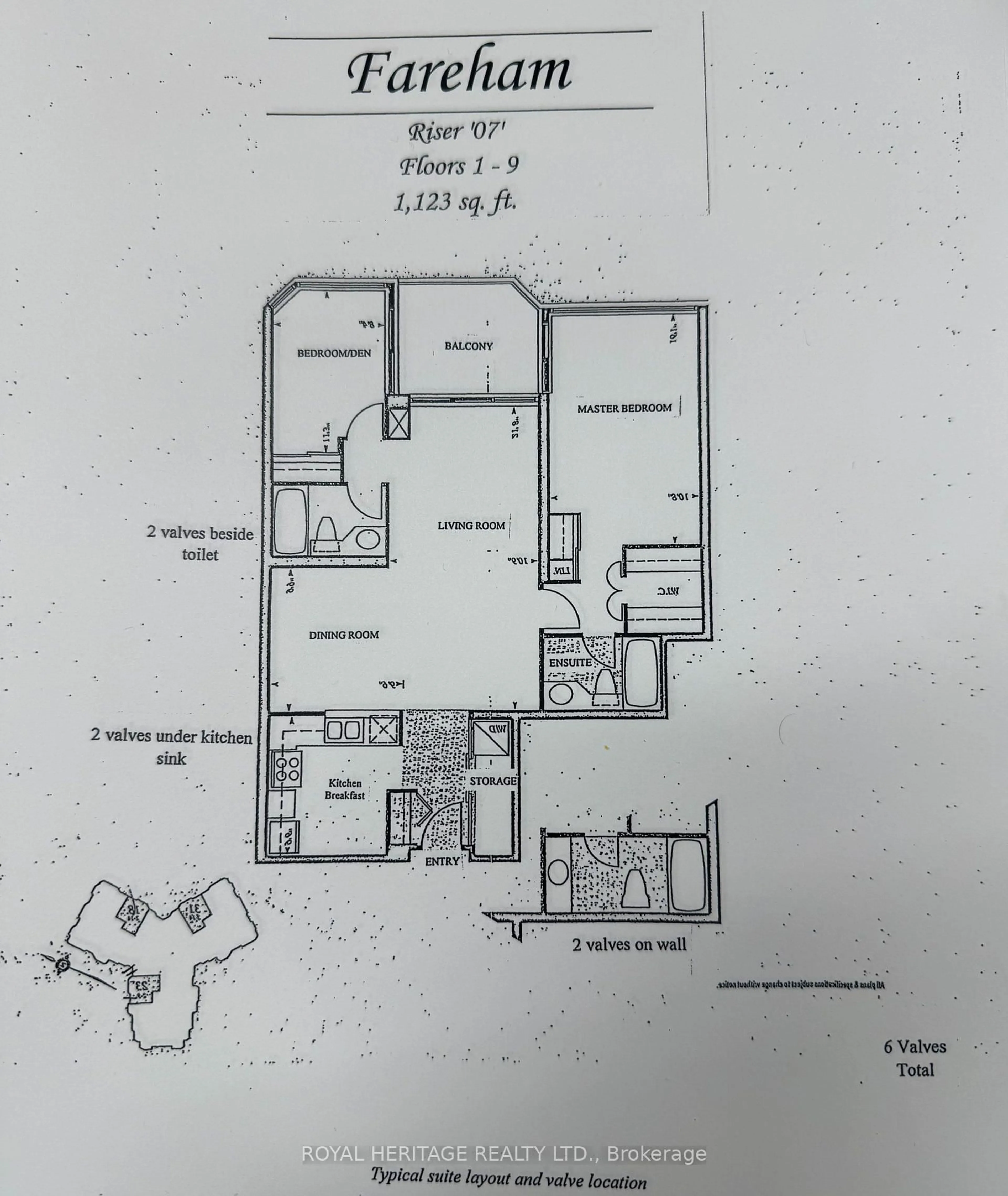 Floor plan for 20 guildwood Pkwy #207, Toronto Ontario M1B 5E6
