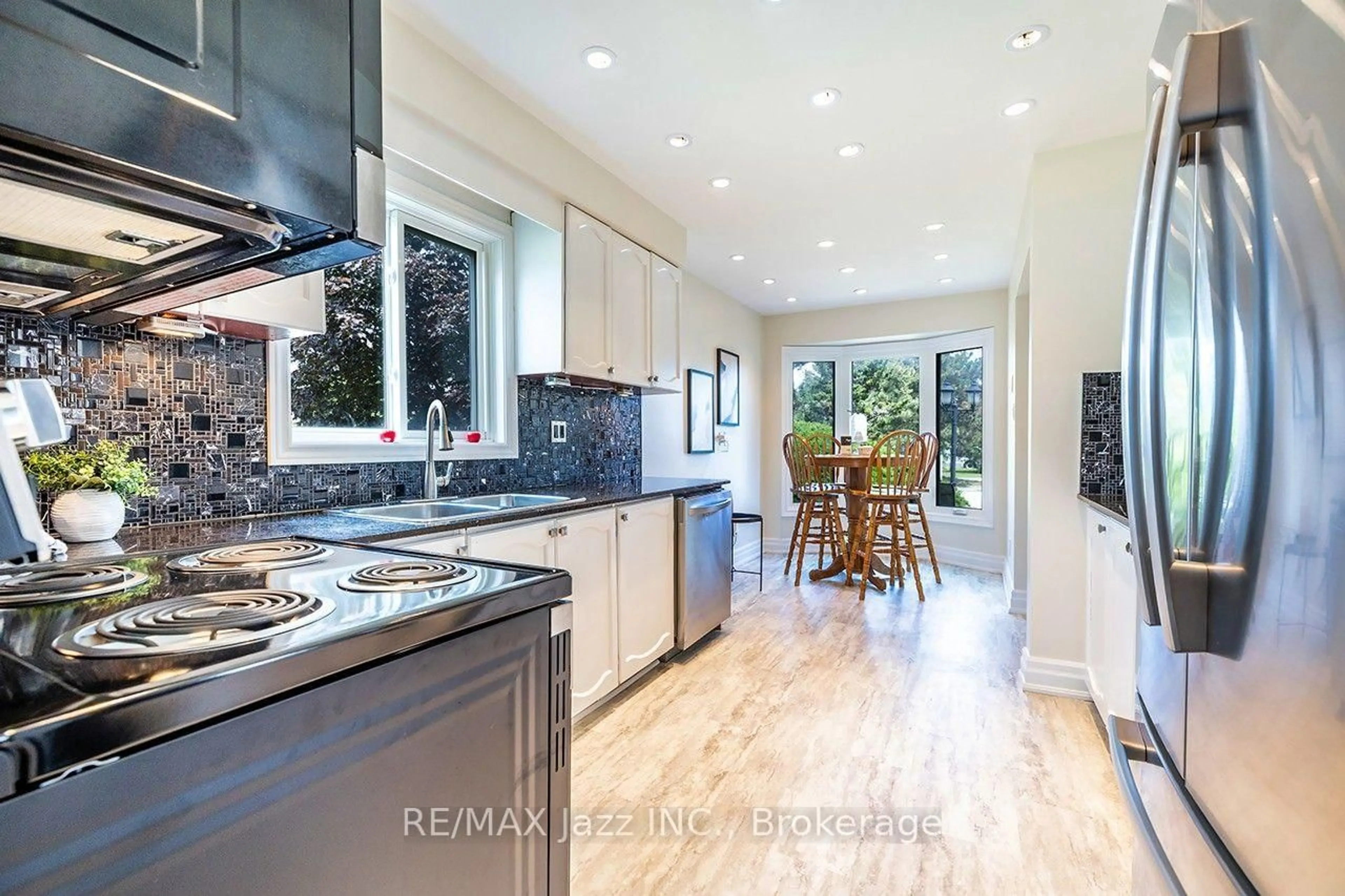 Contemporary kitchen, ceramic/tile floor for 621 Flavelle Crt, Pickering Ontario L1V 3W6