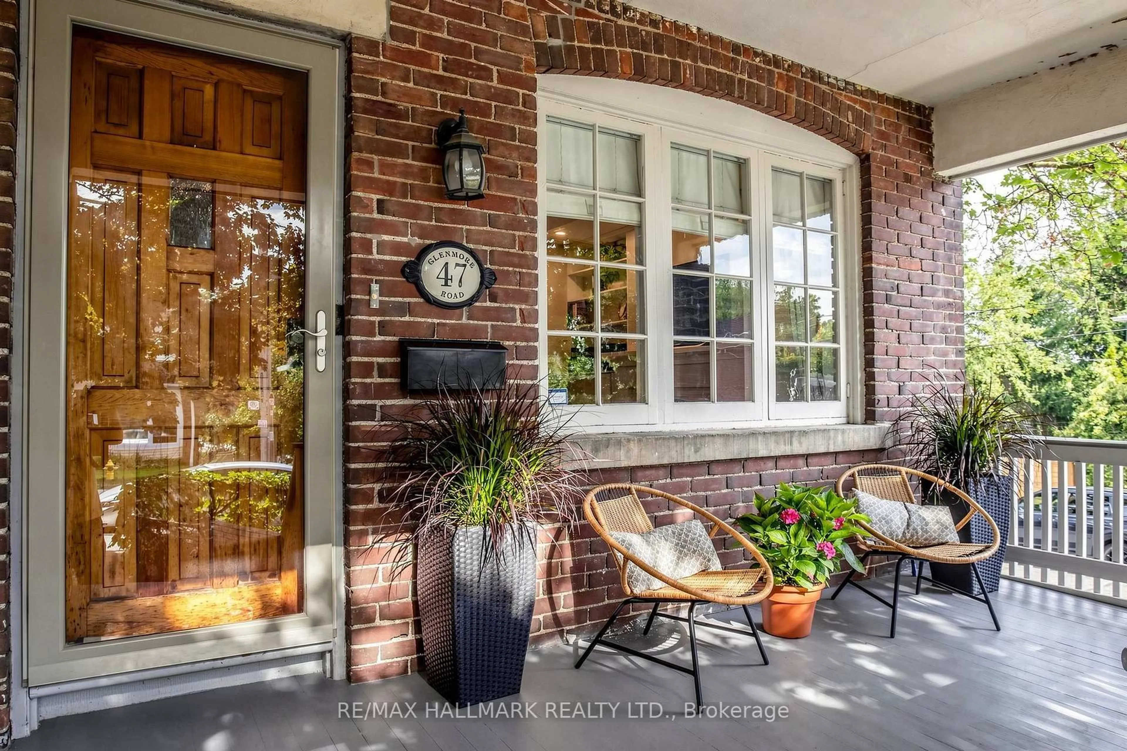 Home with brick exterior material, street for 47 Glenmore Rd, Toronto Ontario M4L 3M2