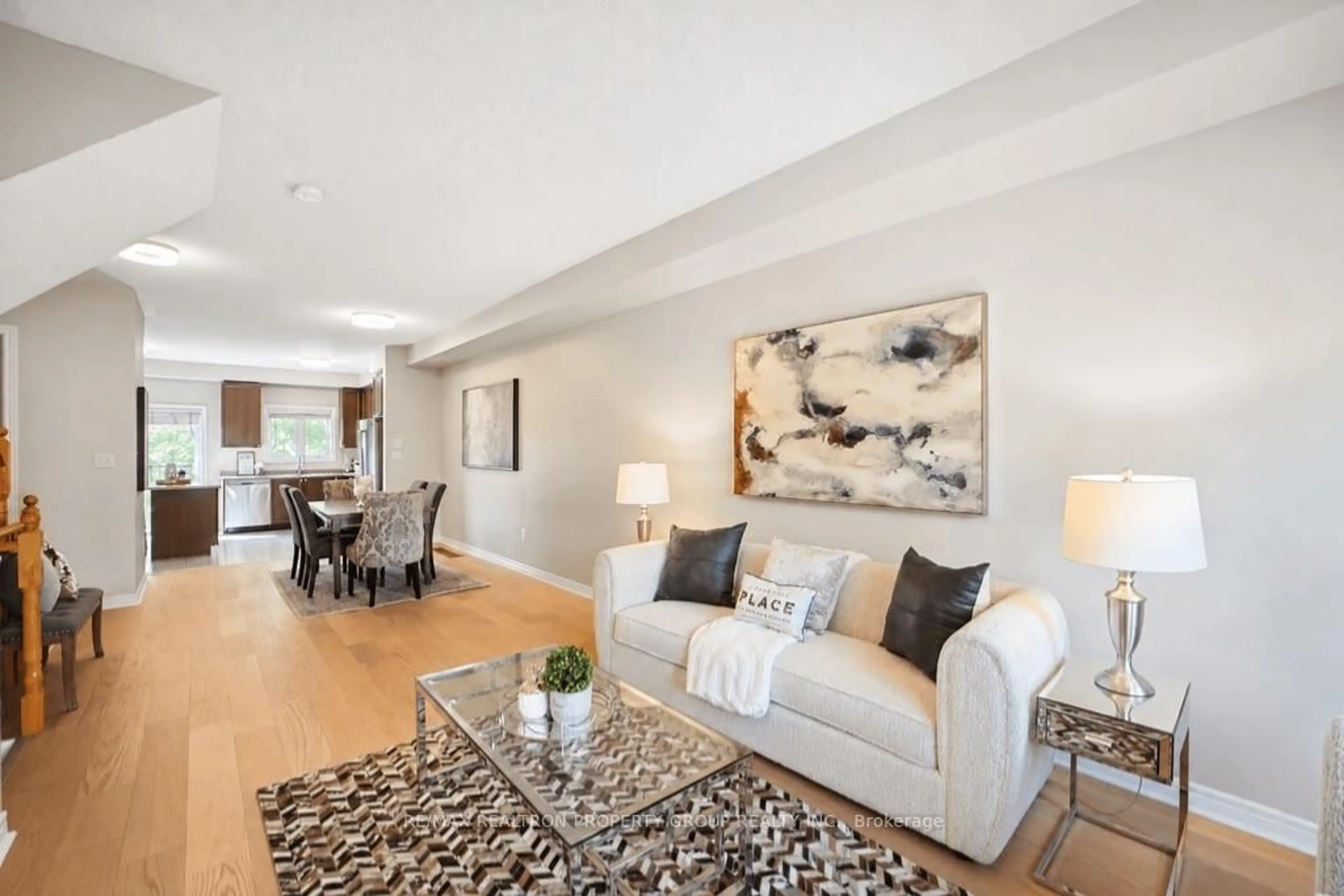 Living room with furniture, unknown for 1250 St. Martins Dr #27, Pickering Ontario L1W 0A2