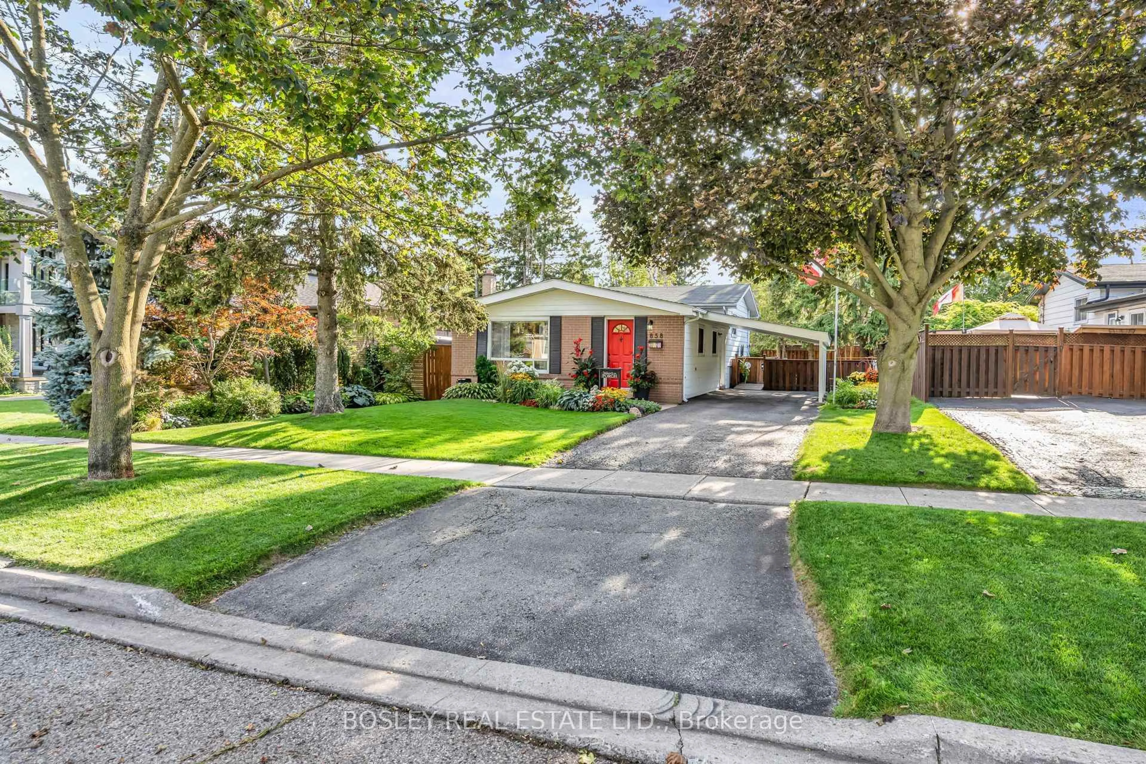 Home with brick exterior material, street for 858 Modlin Rd, Pickering Ontario L1W 1V7