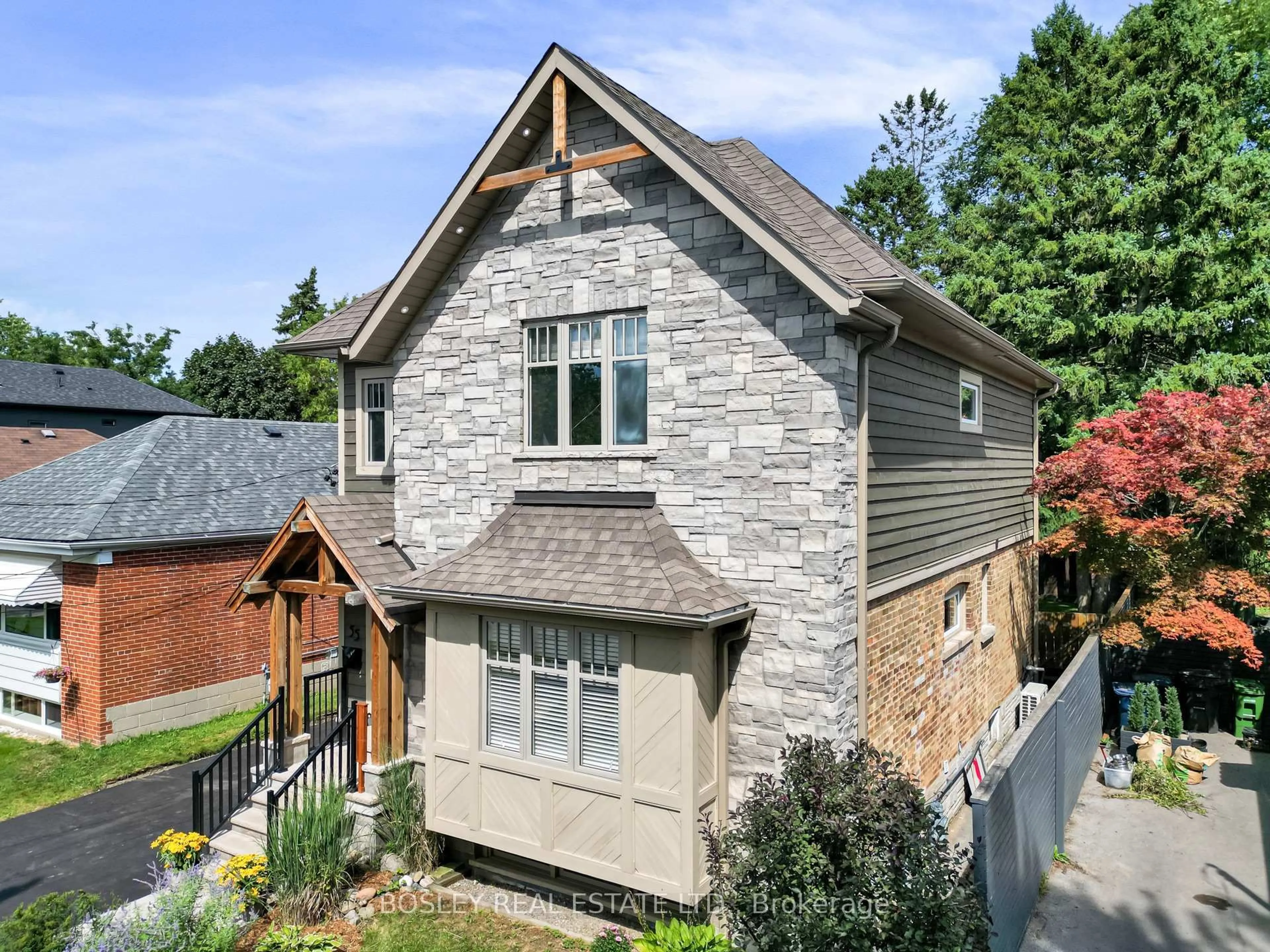 Home with brick exterior material, street for 55 Presley Ave, Toronto Ontario M1L 3P4