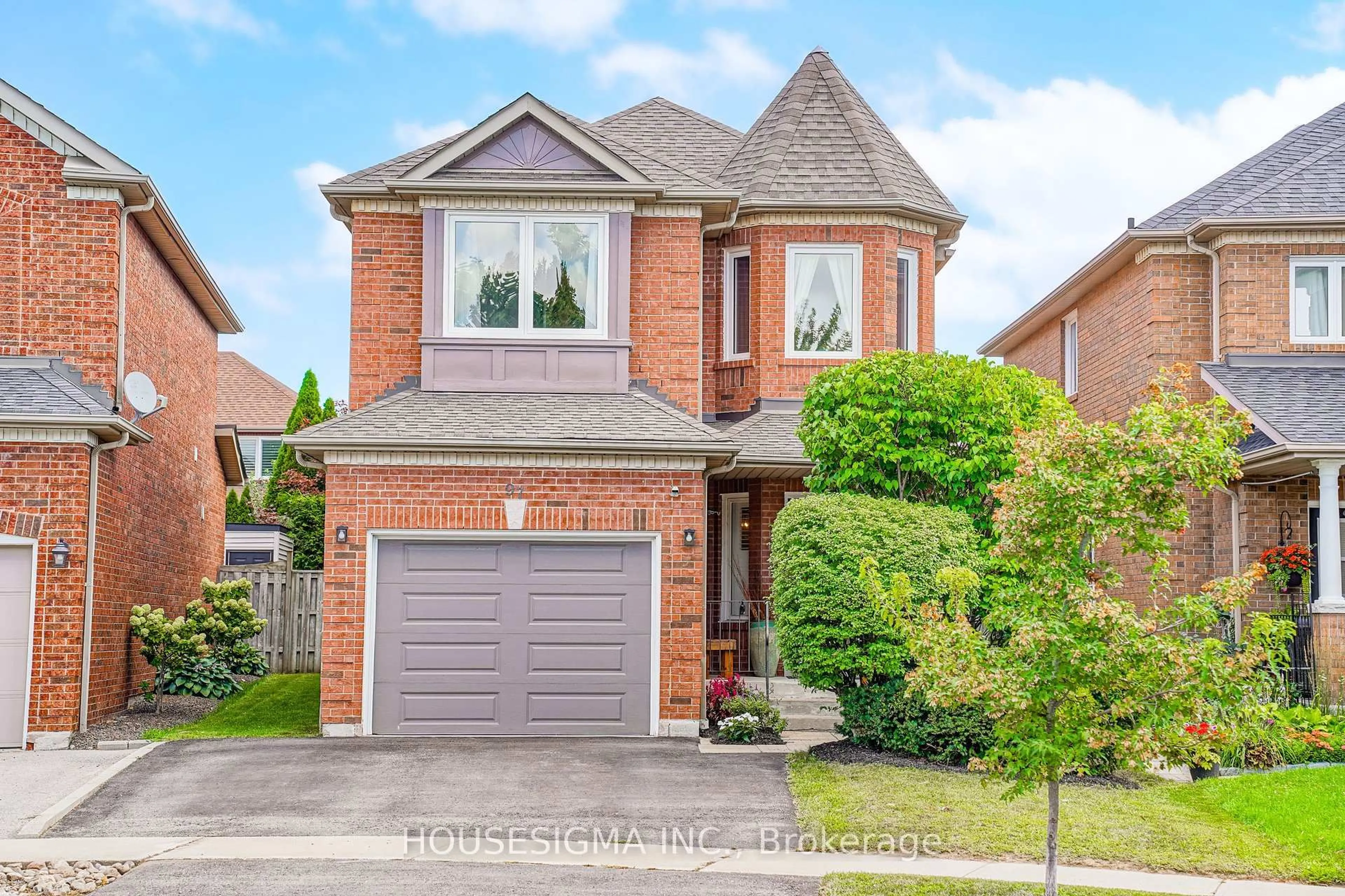 Home with brick exterior material, street for 97 Bach Ave, Whitby Ontario L1R 2P8