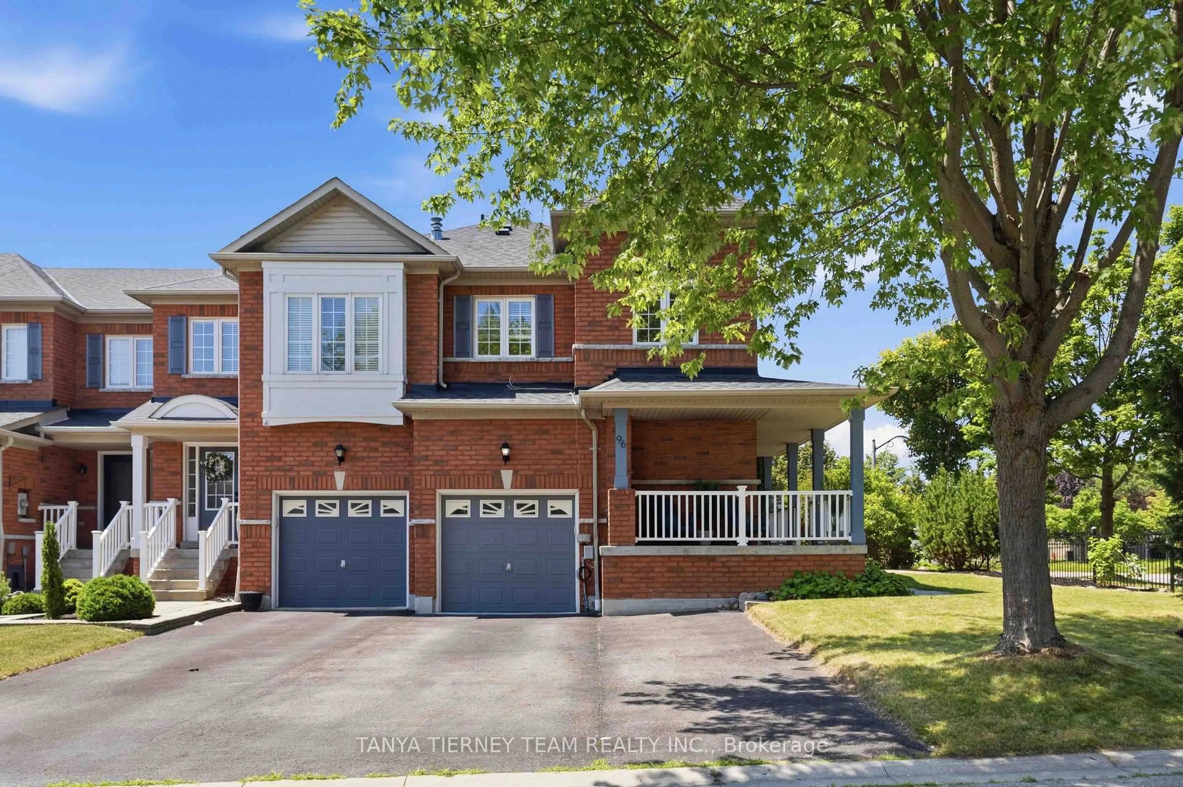 Home with brick exterior material, street for 96 Robideau Pl, Whitby Ontario L1R 3G7