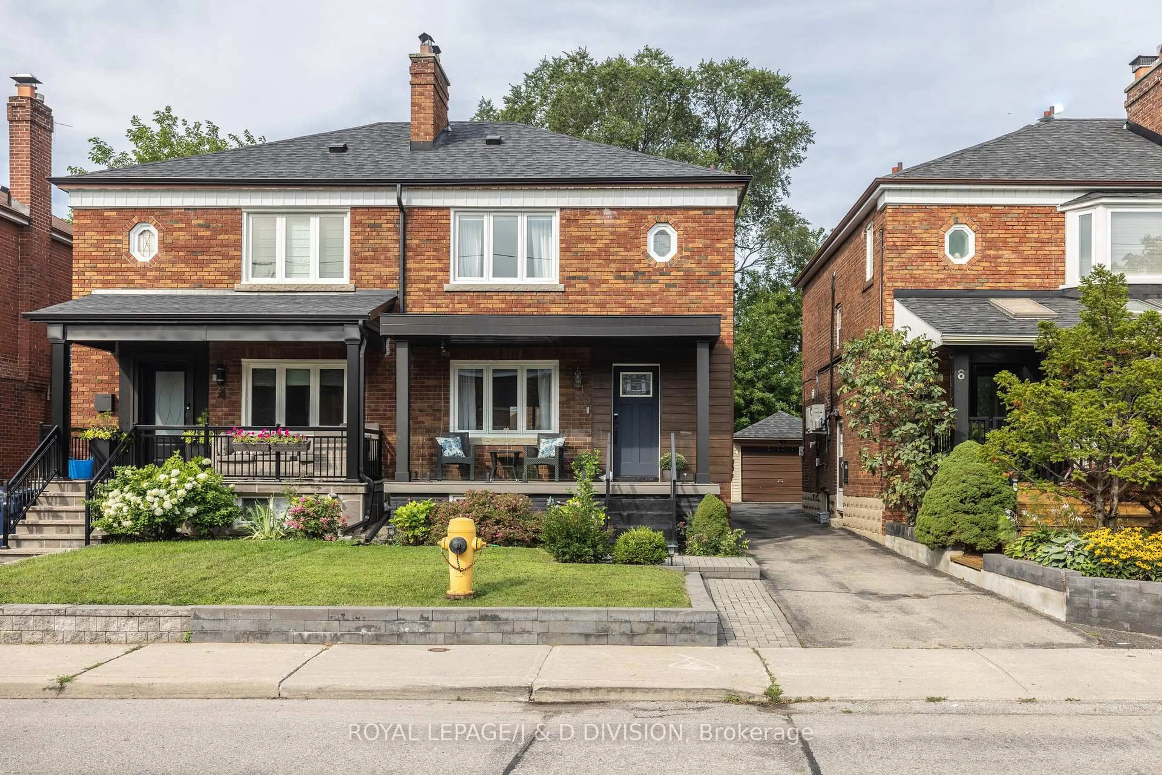 Home with brick exterior material, street for 6 Lankin Blvd, Toronto Ontario M4J 4W8