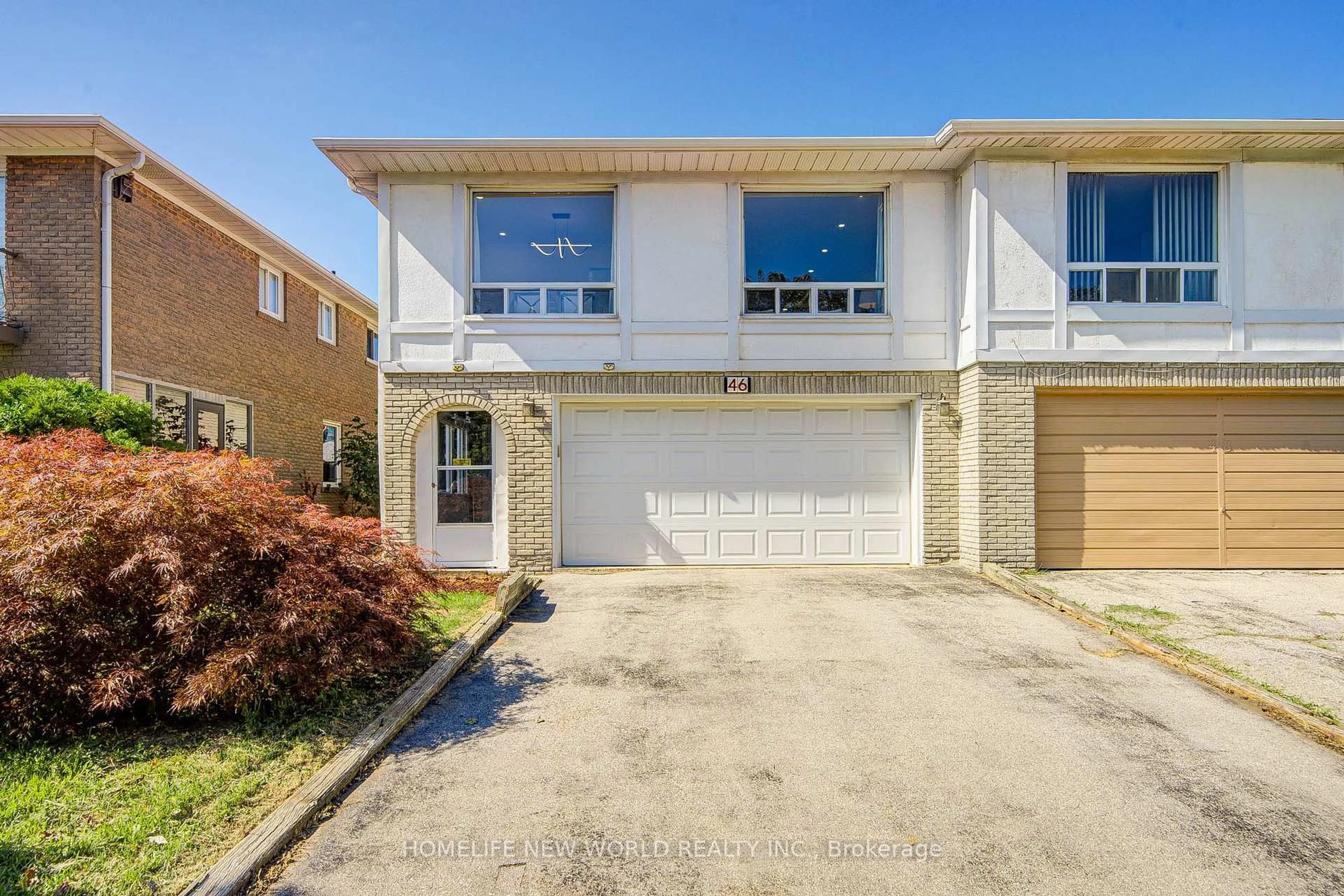 A pic from outside/outdoor area/front of a property/back of a property/a pic from drone, street for 46 Tineta Cres, Toronto Ontario M1S 2Y6