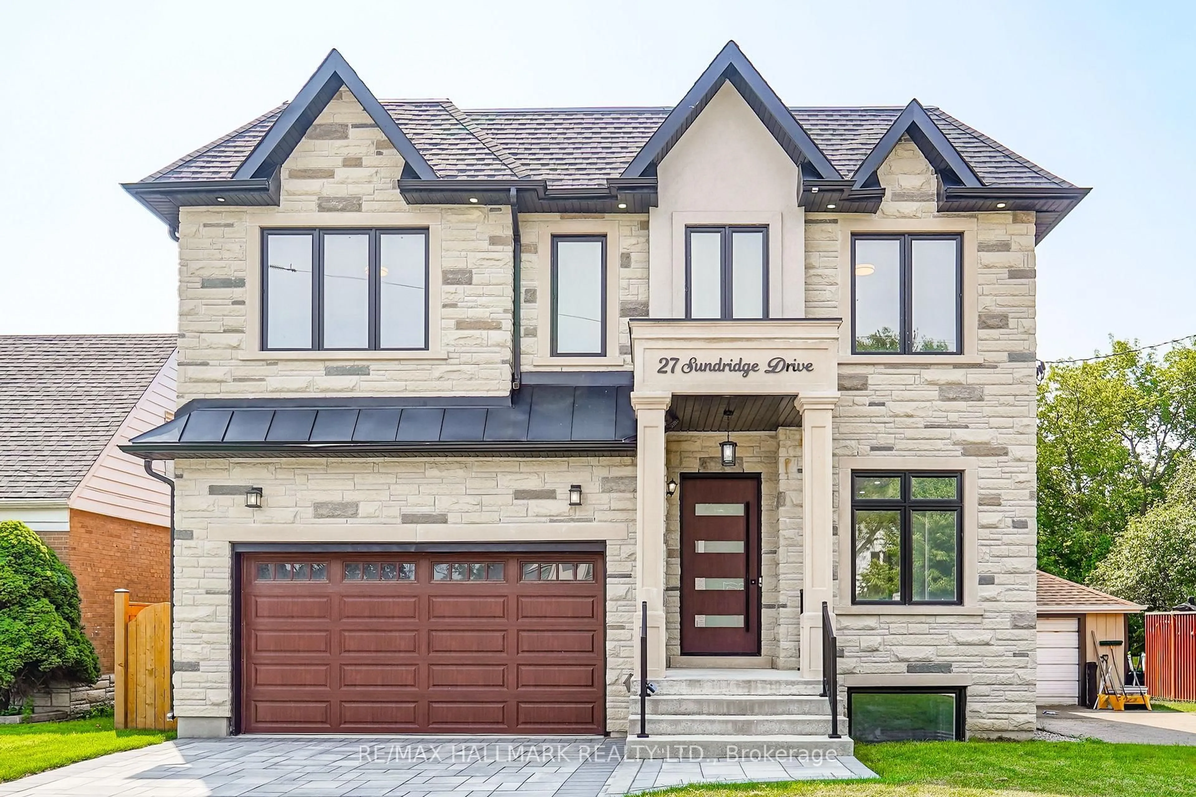 Home with brick exterior material, street for 27 Sundridge Dr, Toronto Ontario M1L 2J4