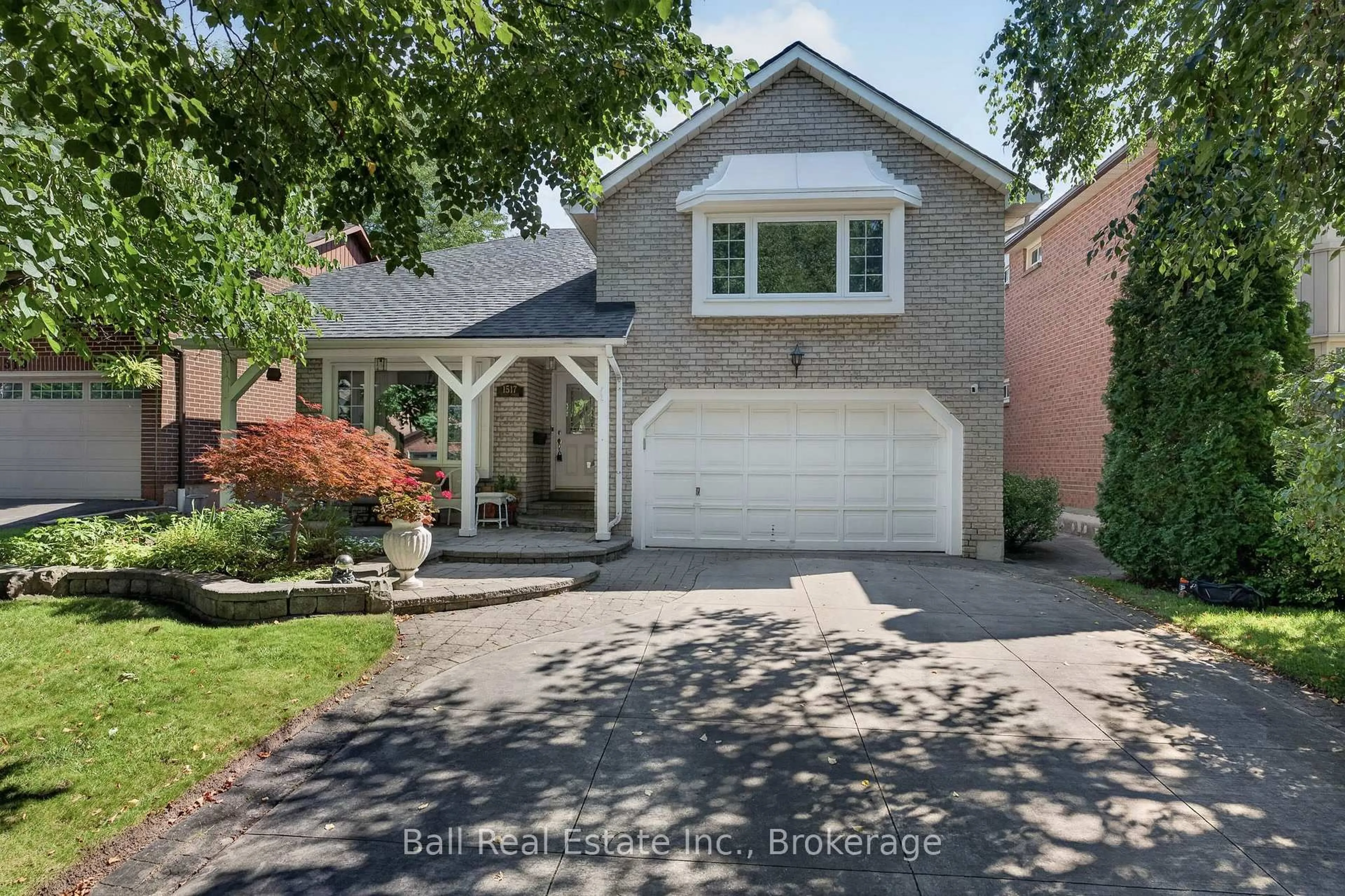 Home with brick exterior material, street for 1517 Silver Spruce Dr, Pickering Ontario L1V 5G9
