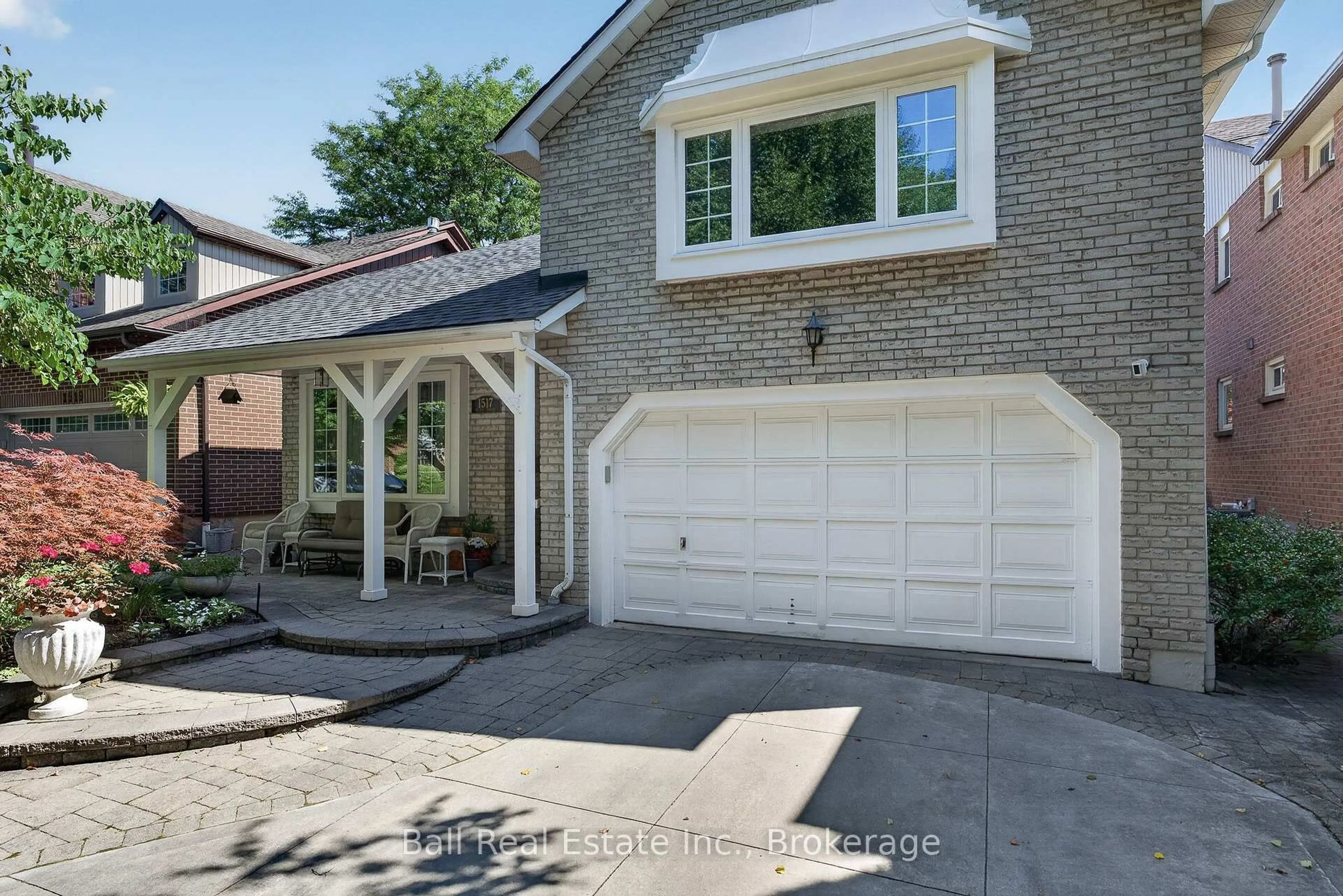 Home with brick exterior material, street for 1517 Silver Spruce Dr, Pickering Ontario L1V 5G9