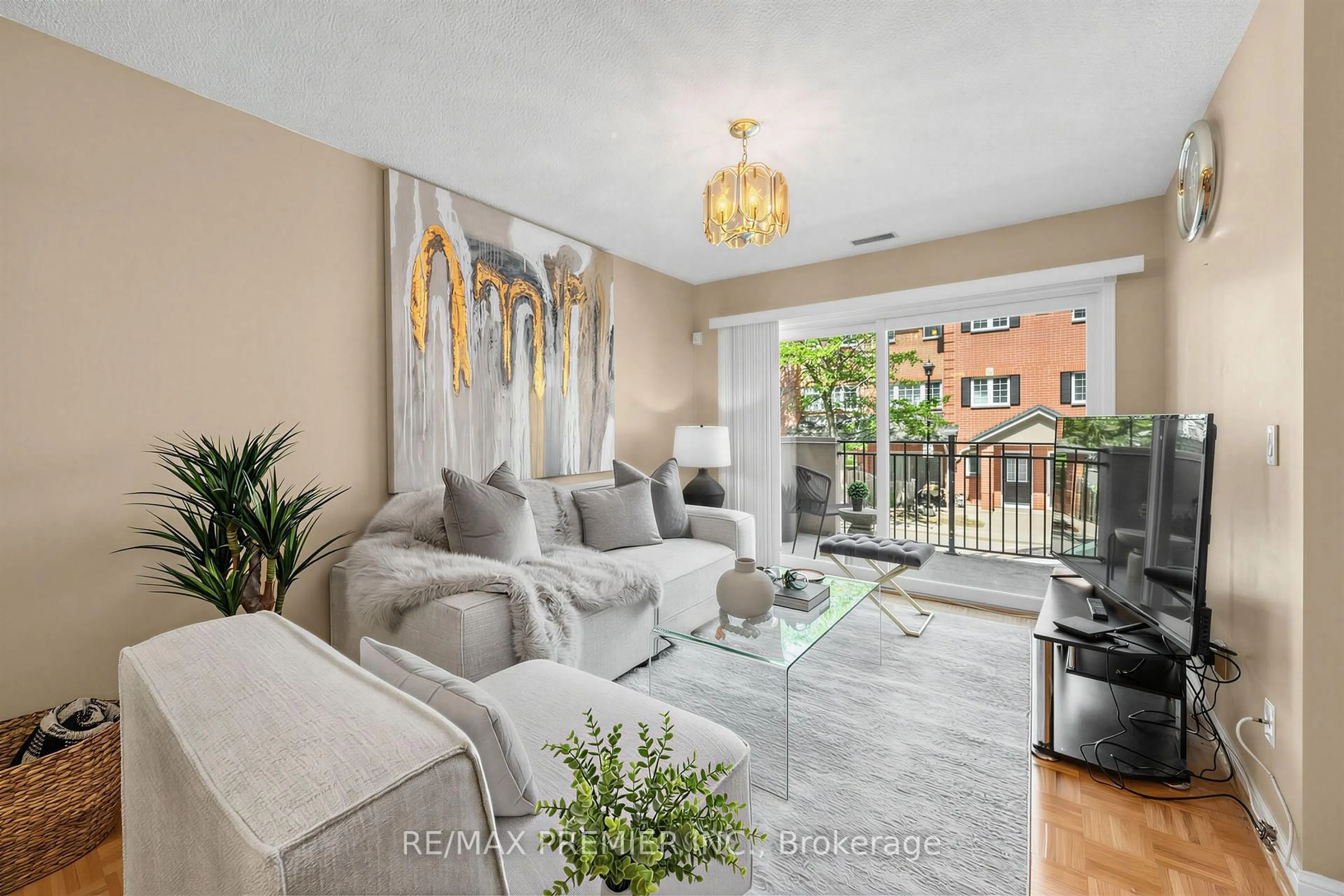 Living room with furniture, unknown for 1400 The Esplanade #602, Pickering Ontario L1V 6V2