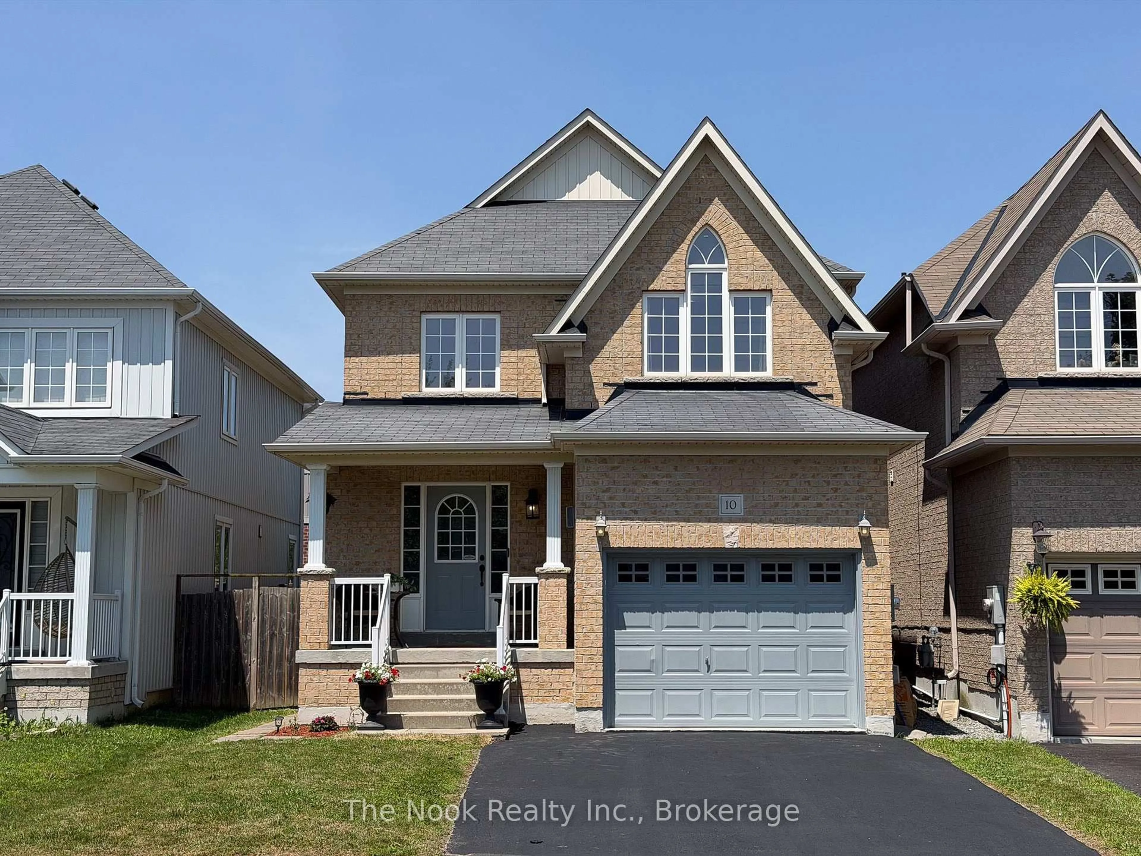 Home with brick exterior material, street for 10 Broome Ave, Clarington Ontario L1E 0B1