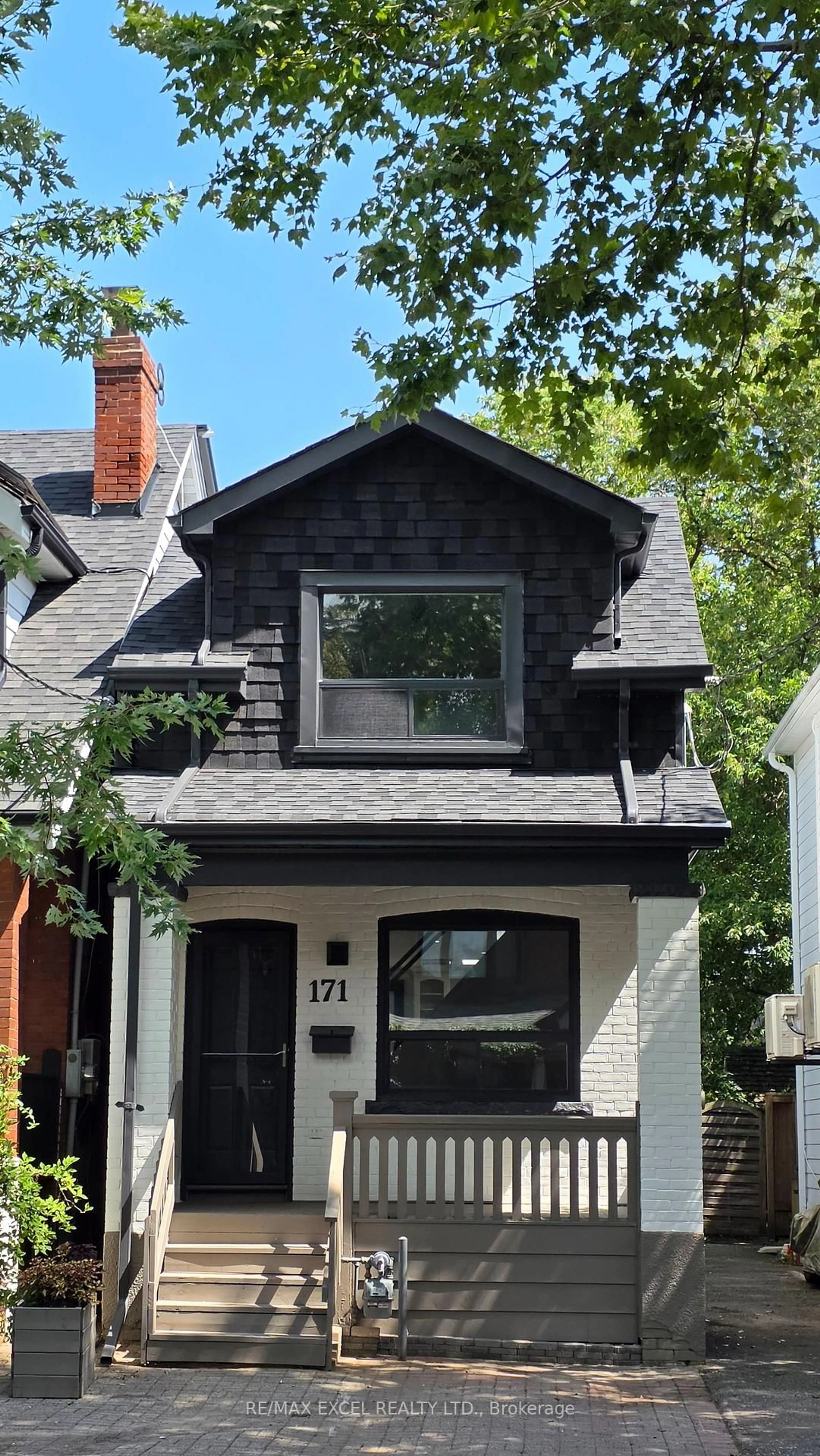Home with brick exterior material, street for 171 Langford Ave, Toronto Ontario M4J 3E7
