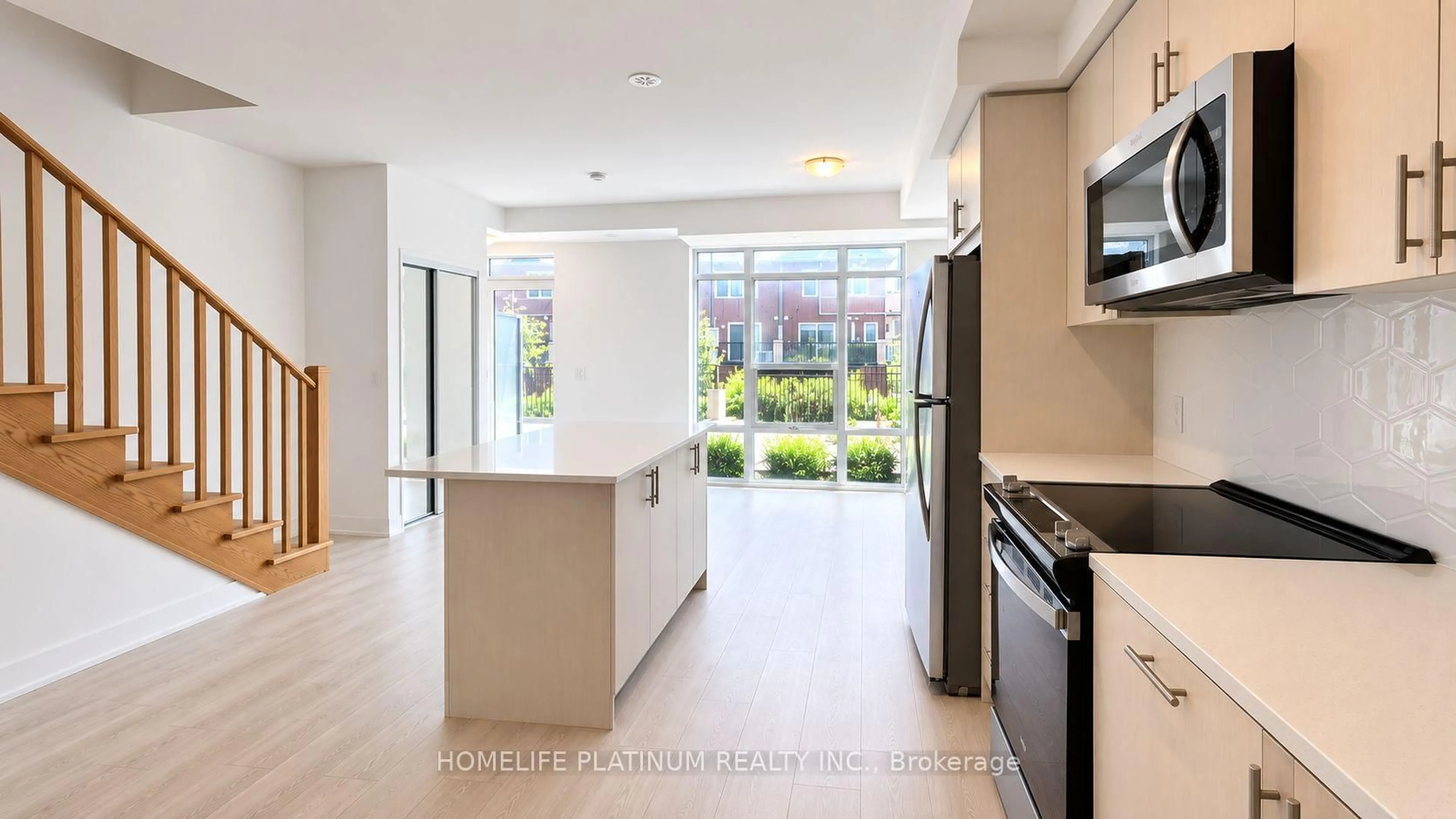 Open concept kitchen, ceramic/tile floor for 24 ALPINE SYMPHONY Path #5, Oshawa Ontario L1L 0W2