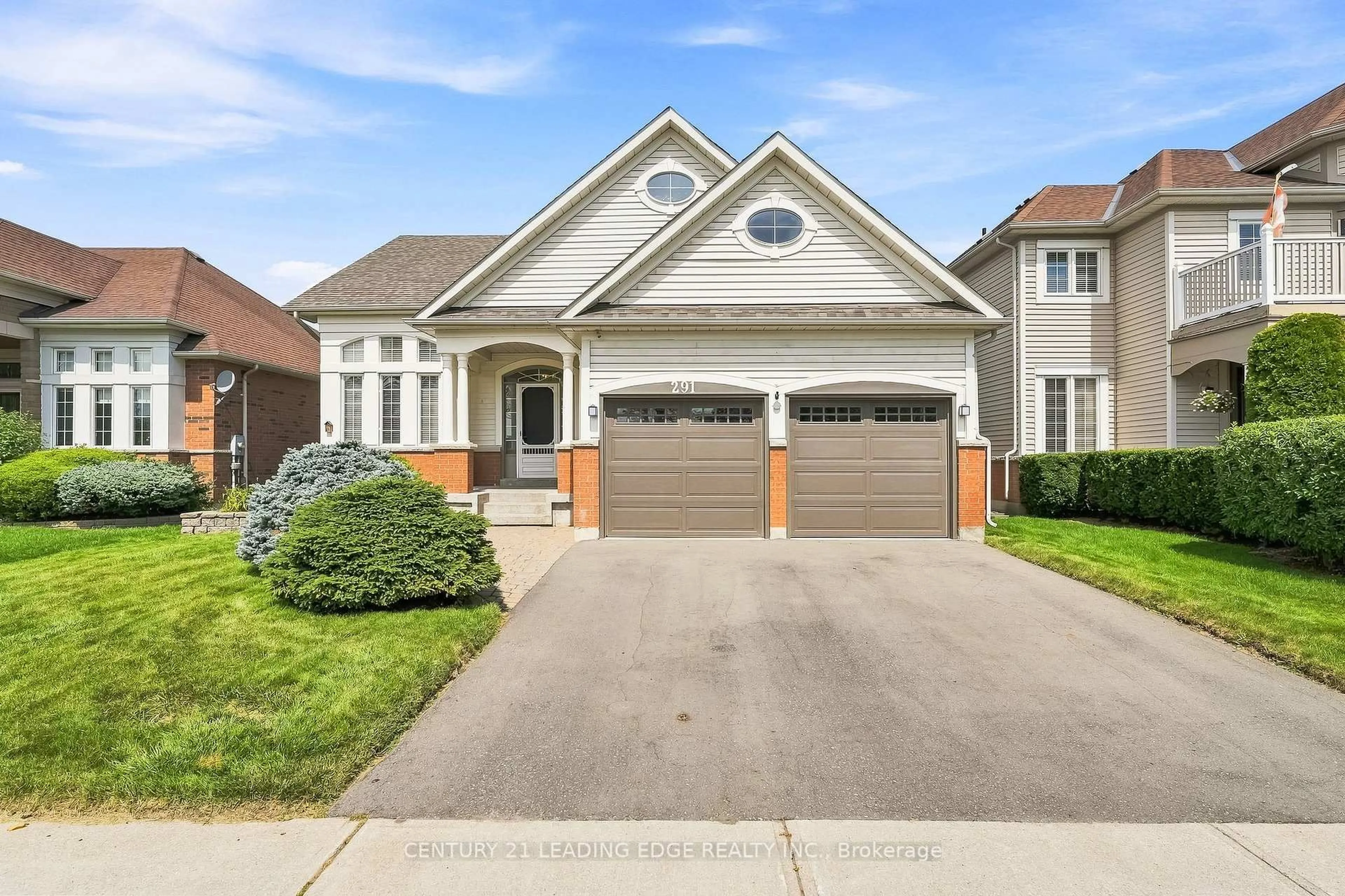 Home with brick exterior material, street for 291 Whitby Shores Greenway, Whitby Ontario L1N 9N6