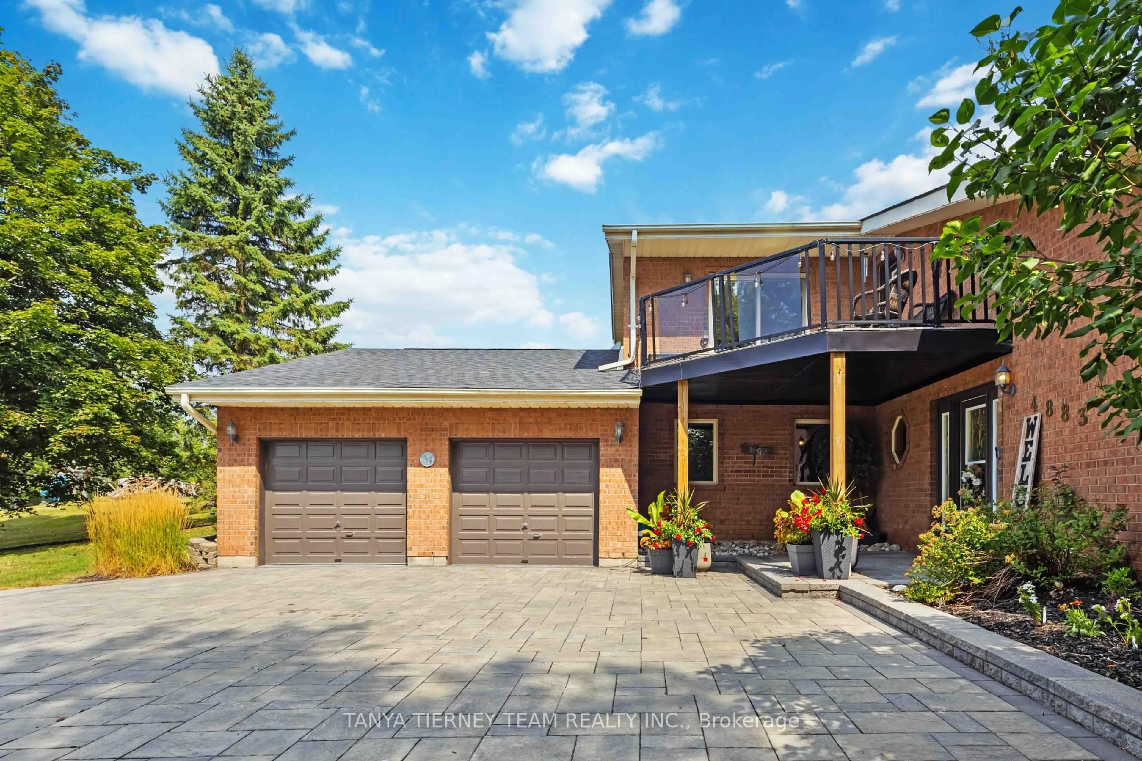 Home with brick exterior material, street for 4883 Old Brock Rd, Pickering Ontario L1Y 1A6