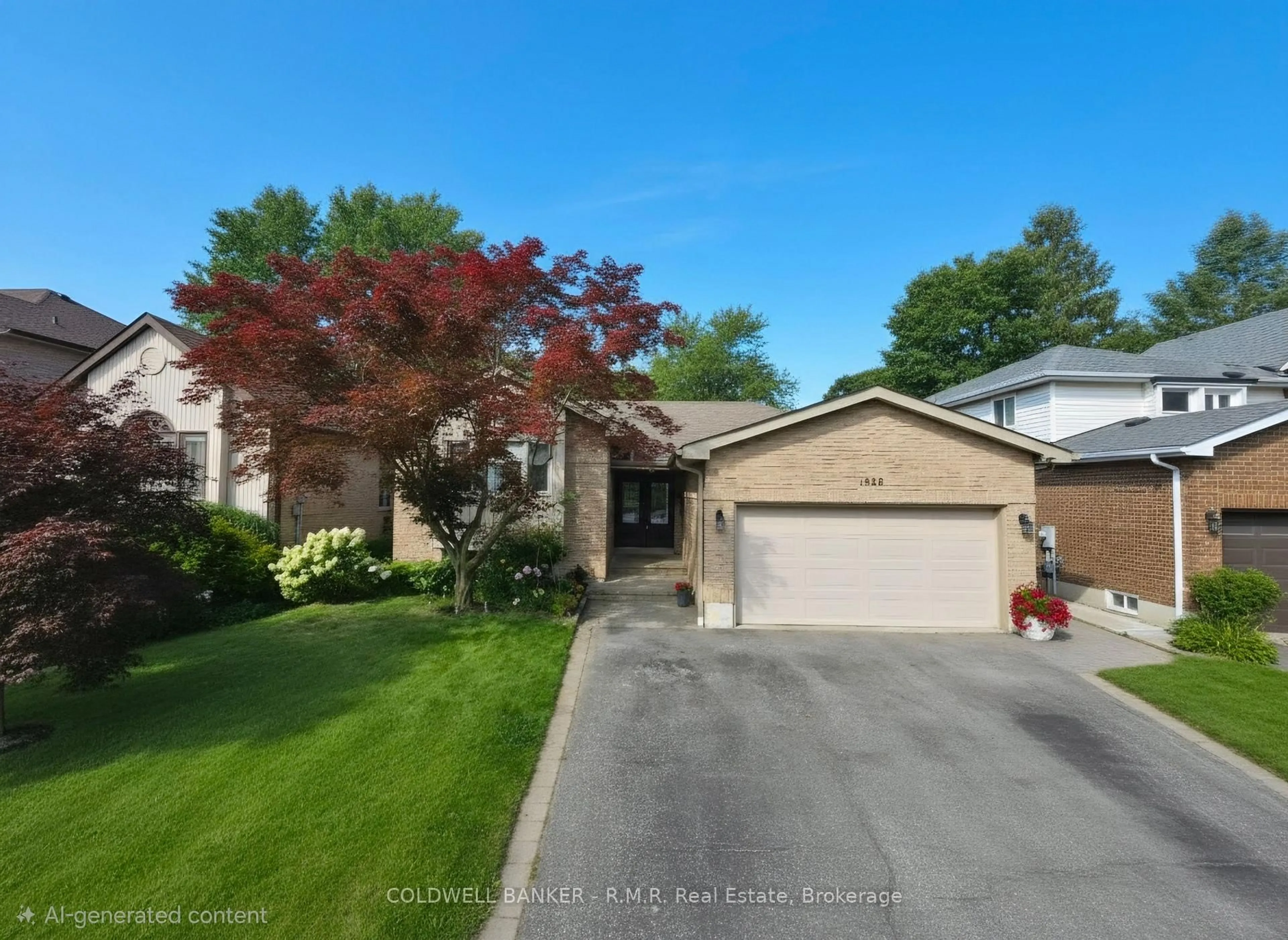 A pic from outside/outdoor area/front of a property/back of a property/a pic from drone, street for 1866 New St, Pickering Ontario L1V 3M1