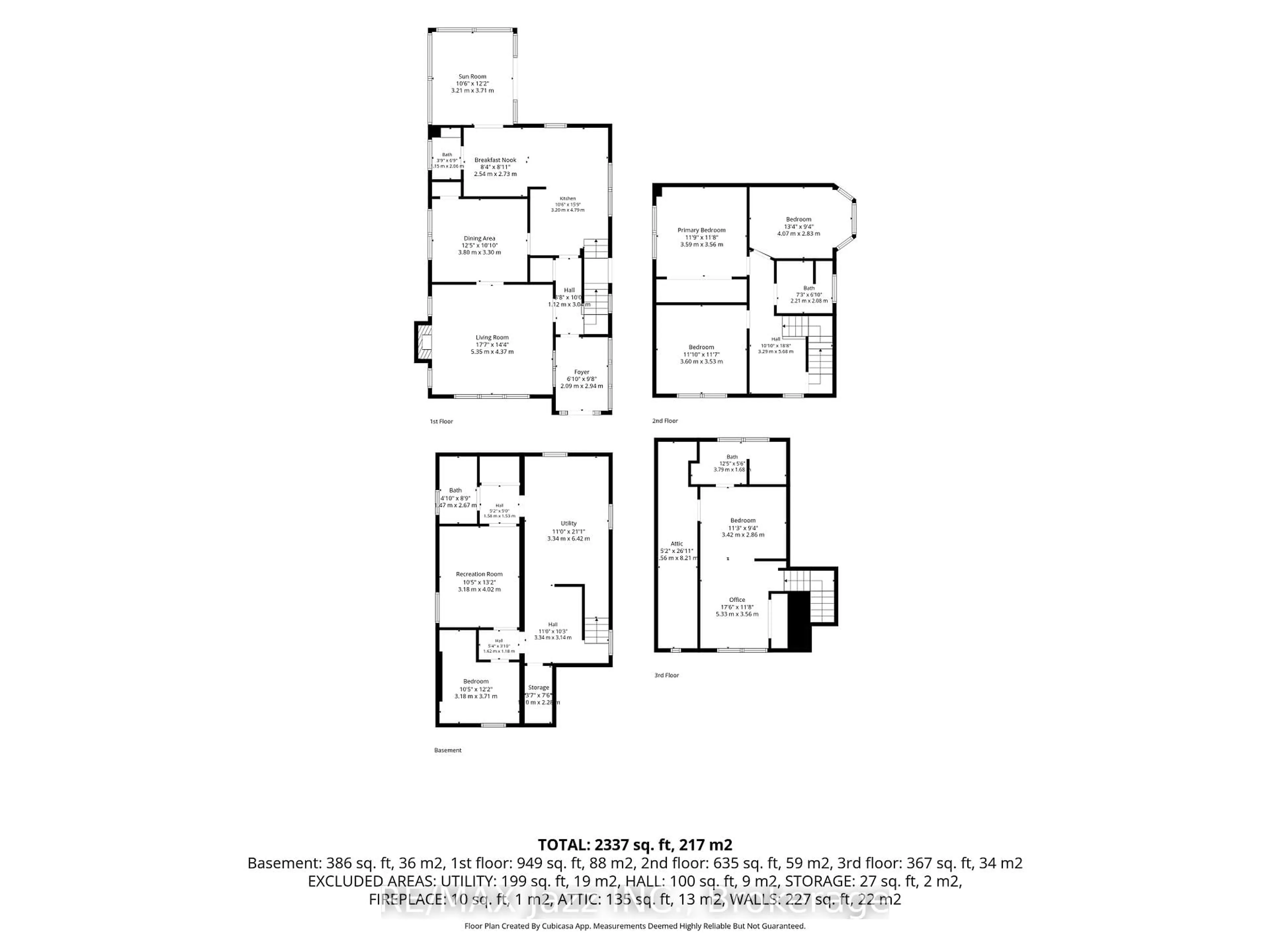 Floor plan for 72 Cadillac Ave, Oshawa Ontario L1H 5Z2