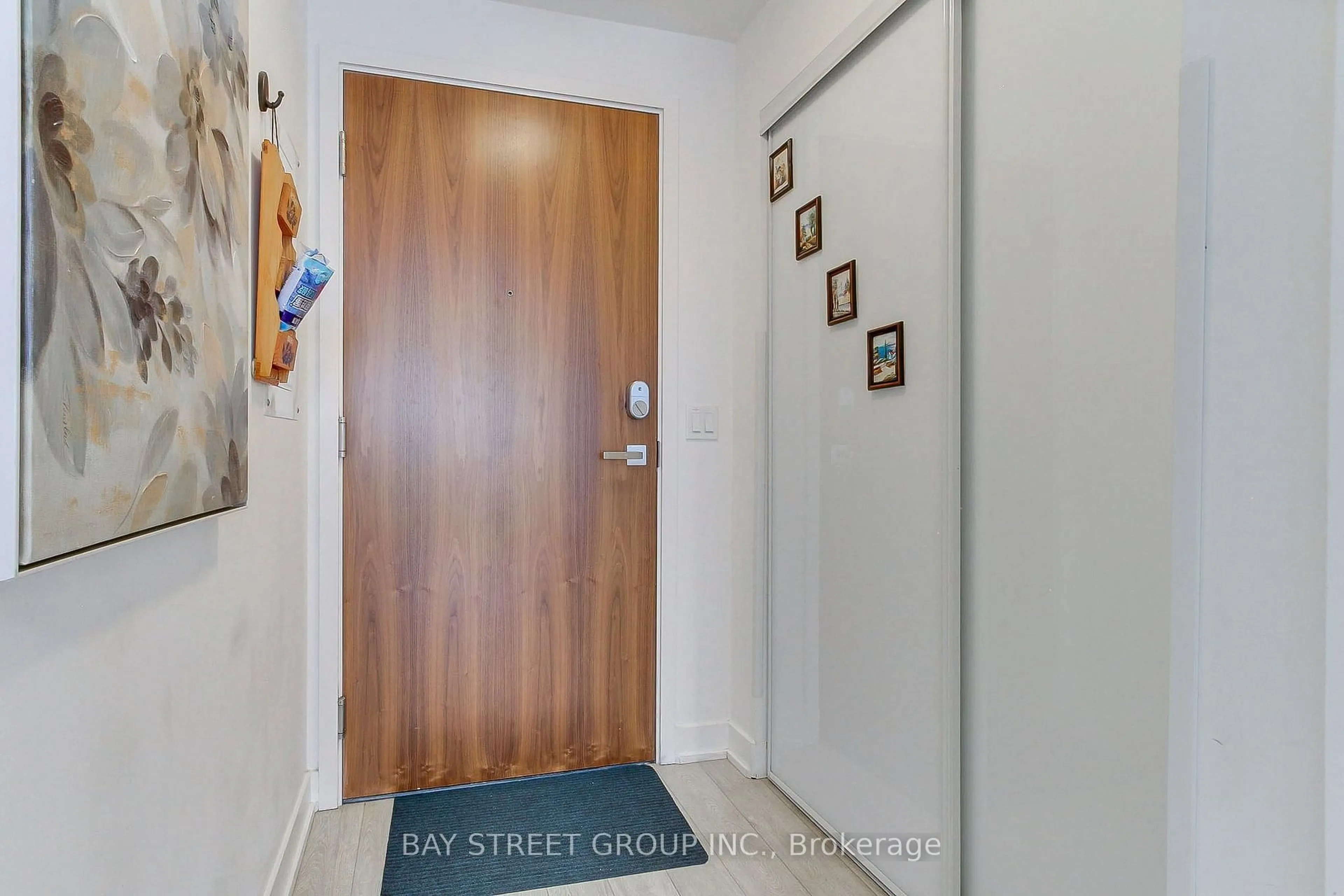 Indoor entryway for 30 baseball Pl #708, Toronto Ontario M4M 0E8