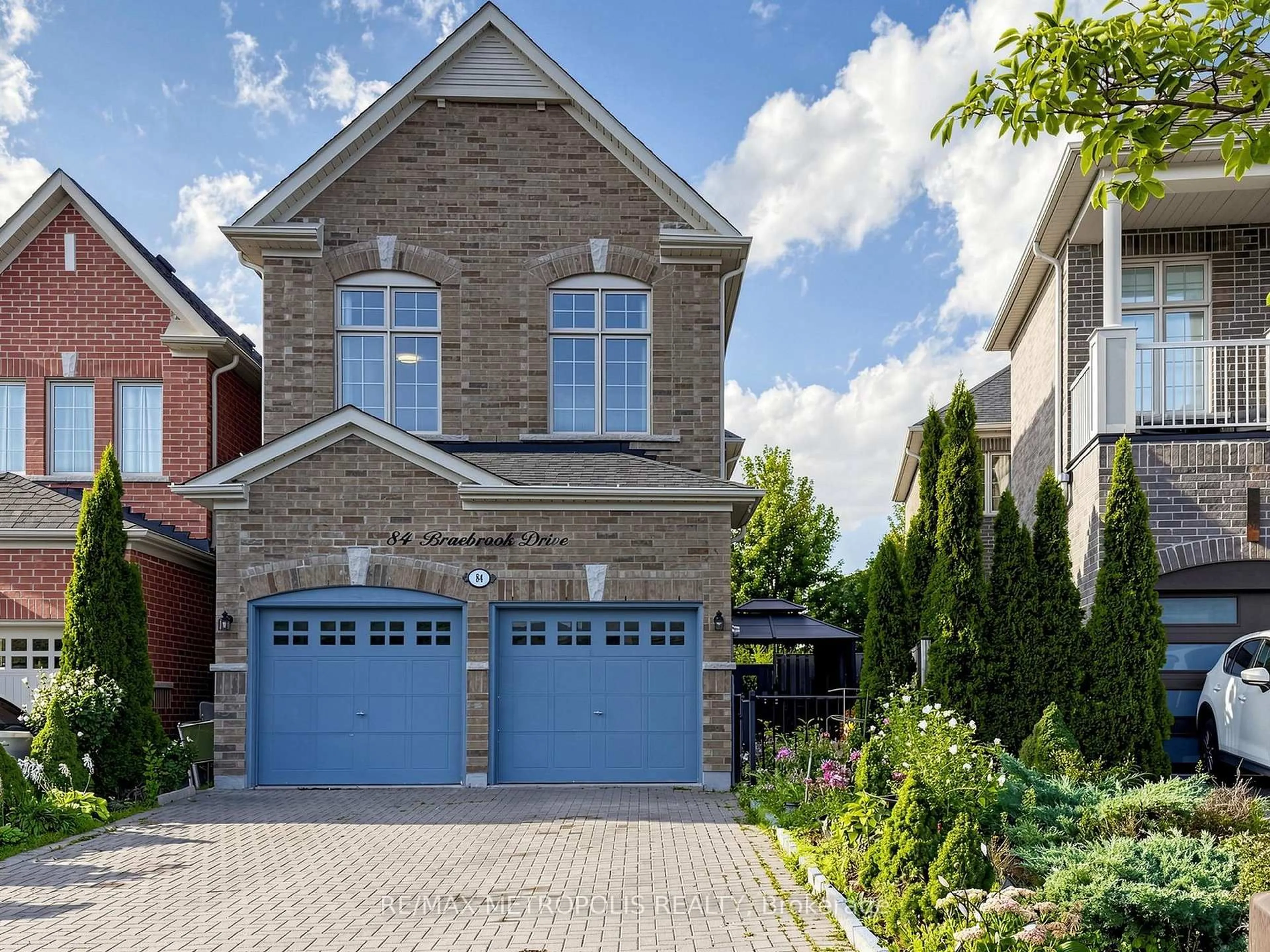 Home with brick exterior material, street for 84 Braebrook Dr, Whitby Ontario L1R 0M9