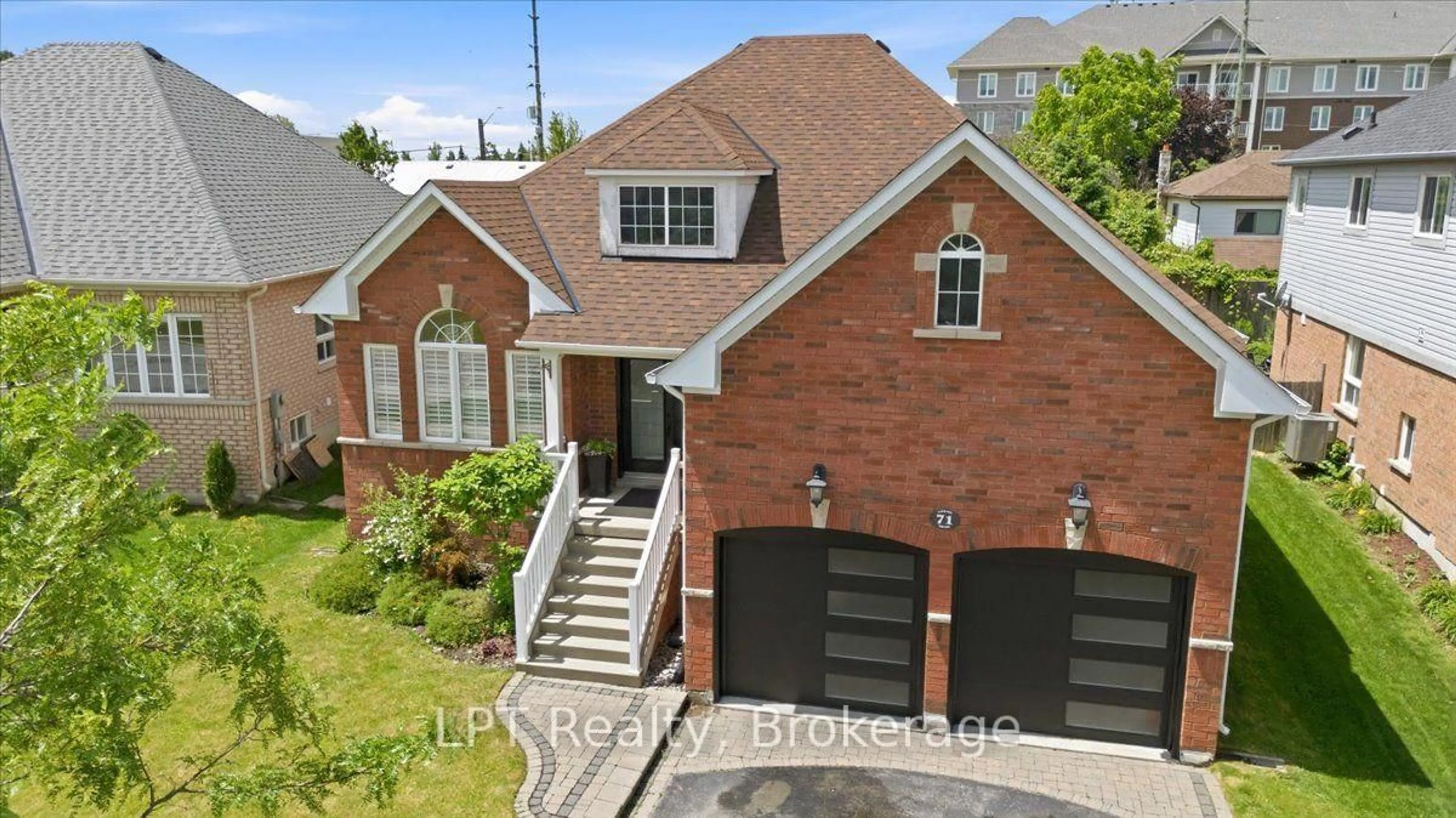 Home with brick exterior material, street for 71 Laprade Sq, Clarington Ontario L1C 0C9