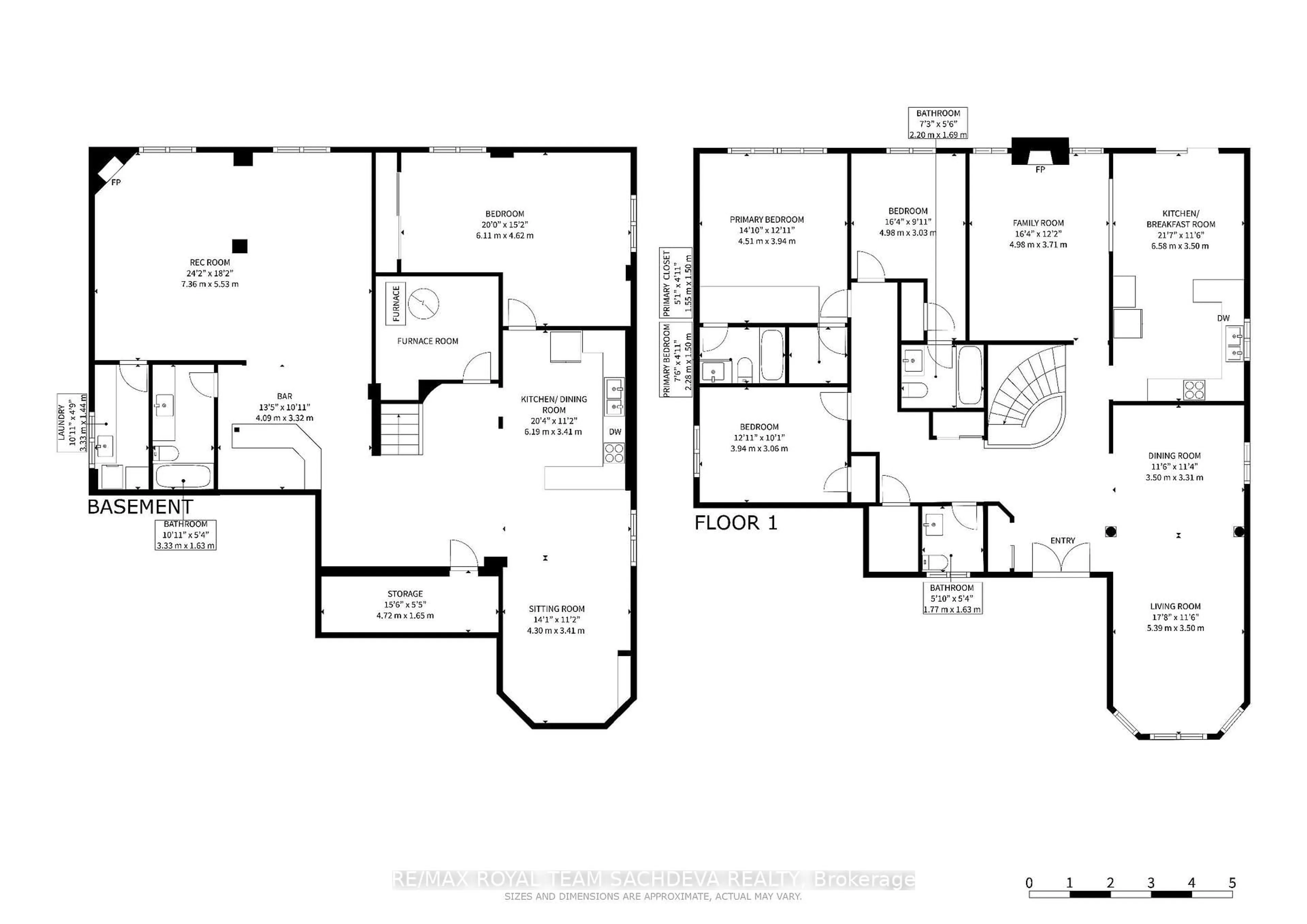 Floor plan for 11 Devonridge Cres, Toronto Ontario M1C 5A5