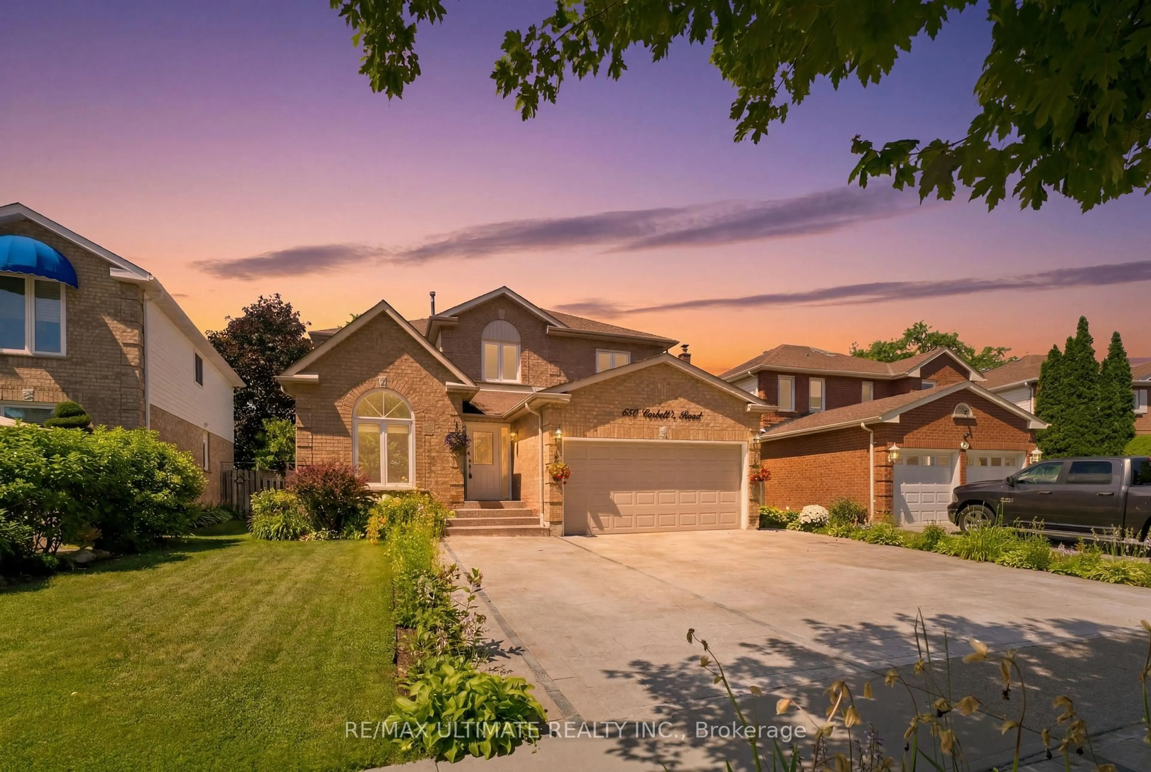 Home with brick exterior material, street for 872 Corbetts Rd, Oshawa Ontario L1K 2E1