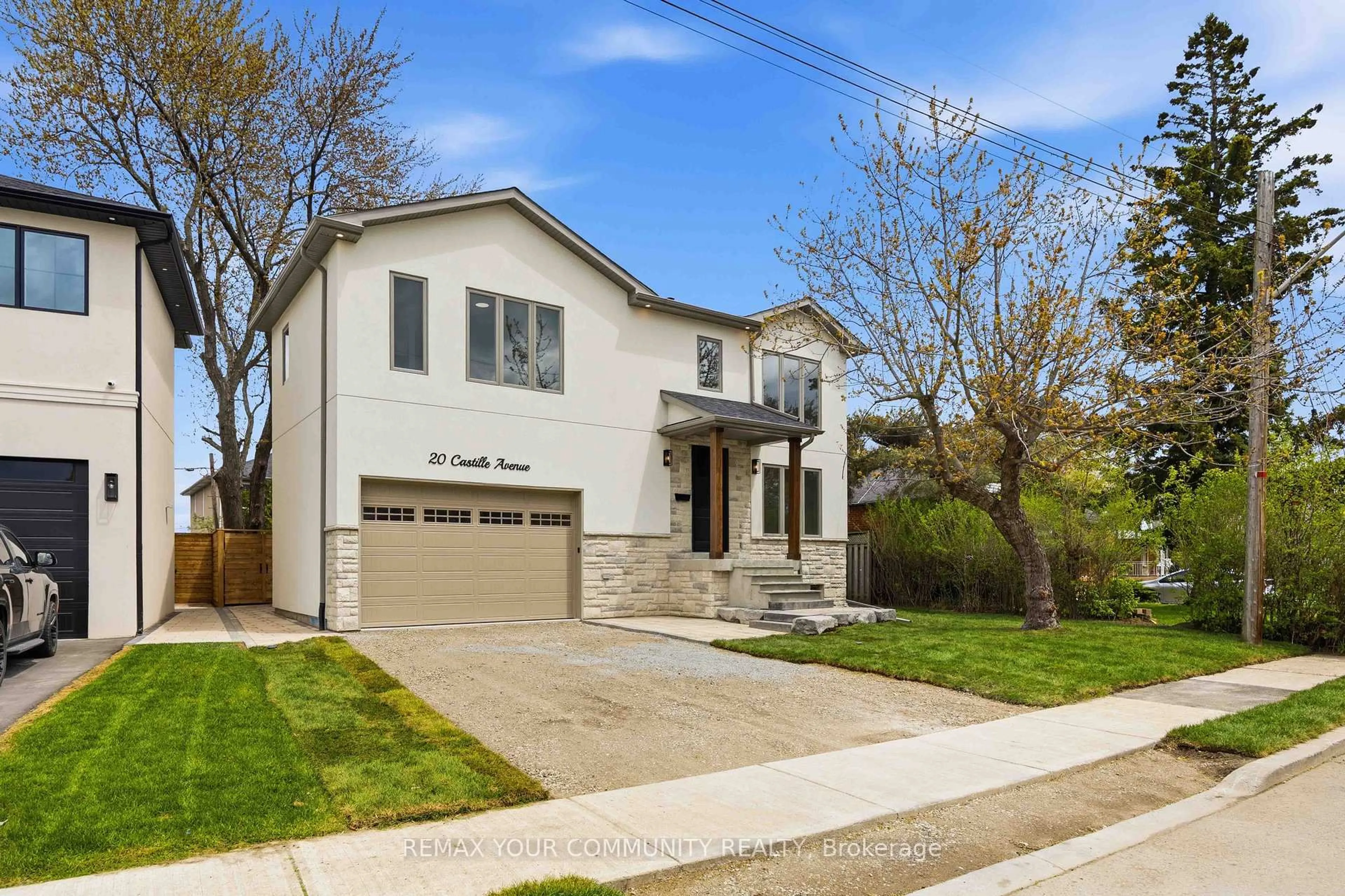 Home with brick exterior material, street for 20 Castille Ave, Toronto Ontario M1R 2C1