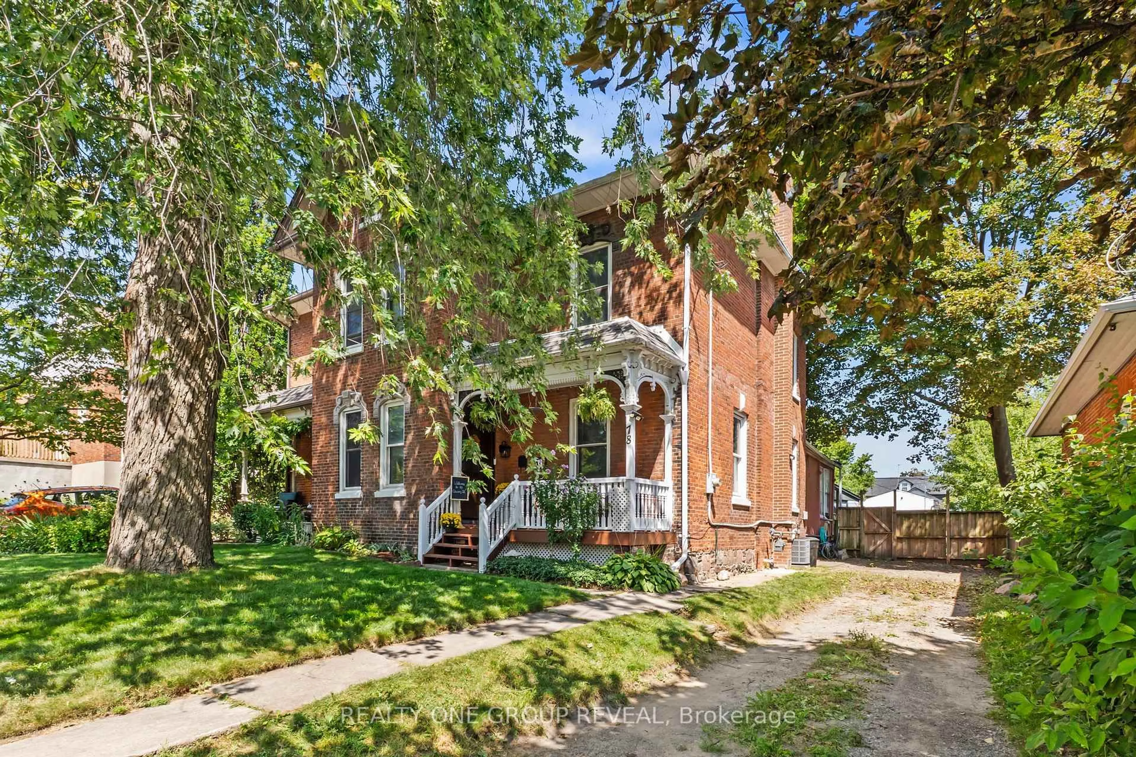 Home with brick exterior material, street for 78 Queen St, Clarington Ontario L1C 1M6